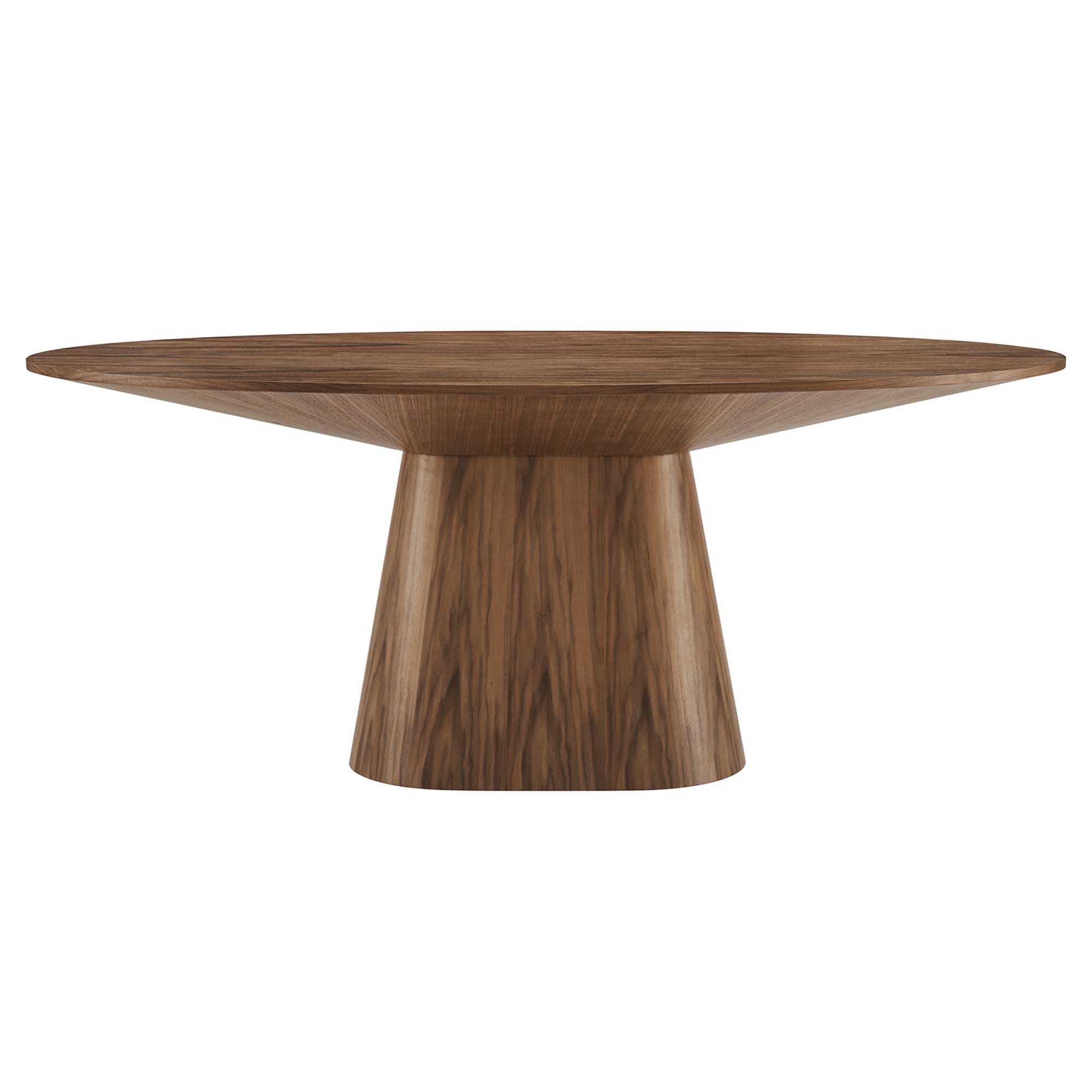 Provision 75" Oval Dining Table, Walnut