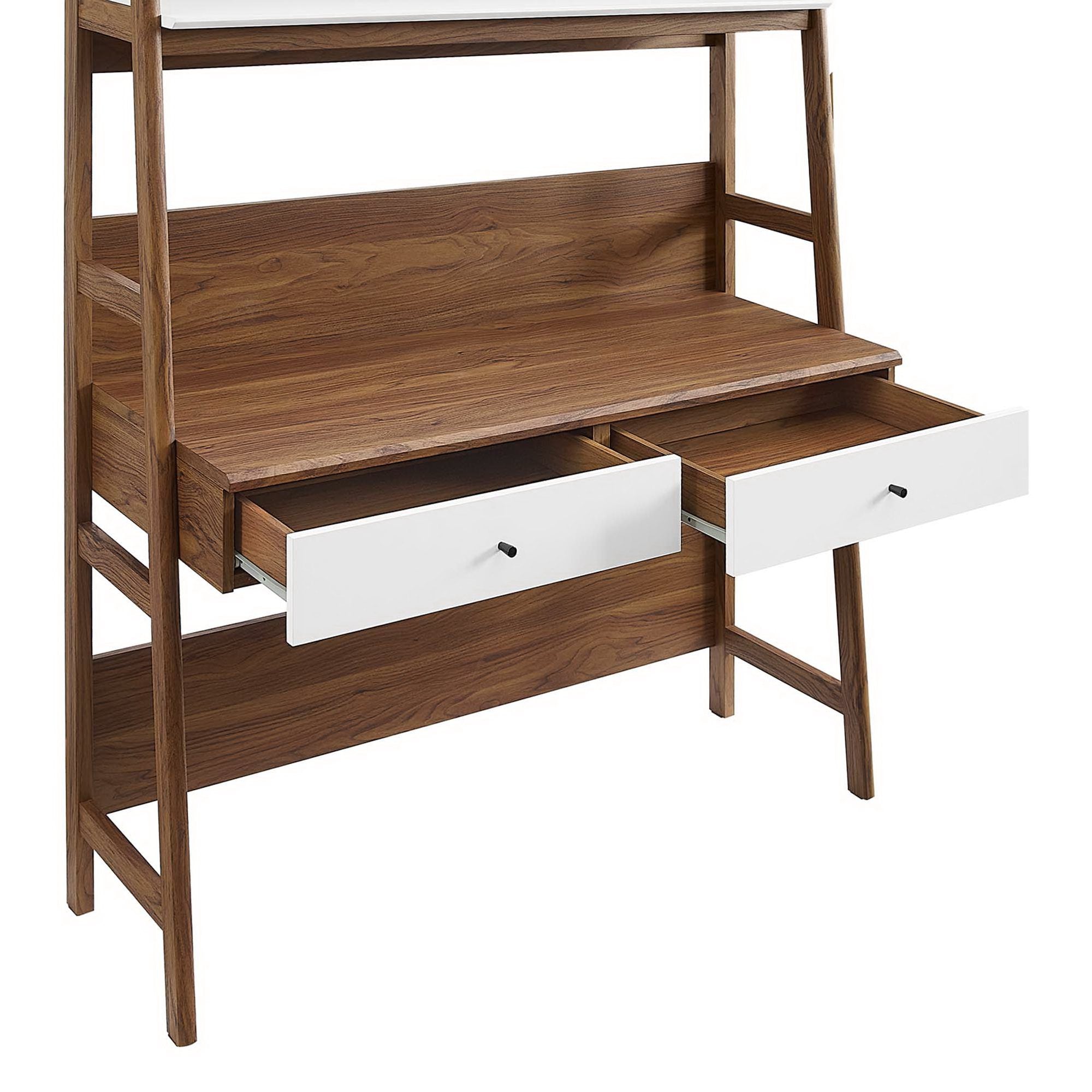 Bixby Office Desk, Walnut White