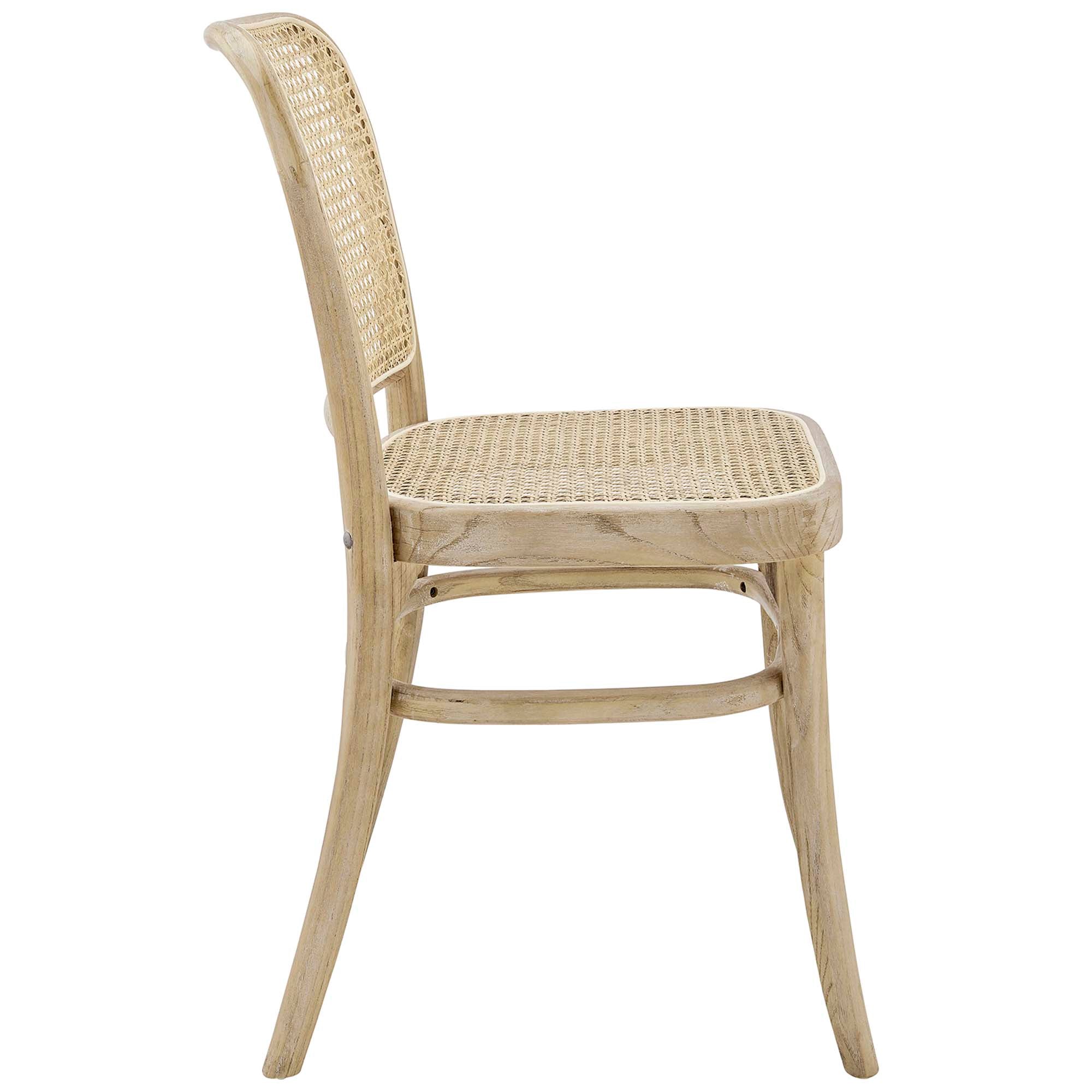 Winona Wood Dining Side Chair Set of 2, Gray