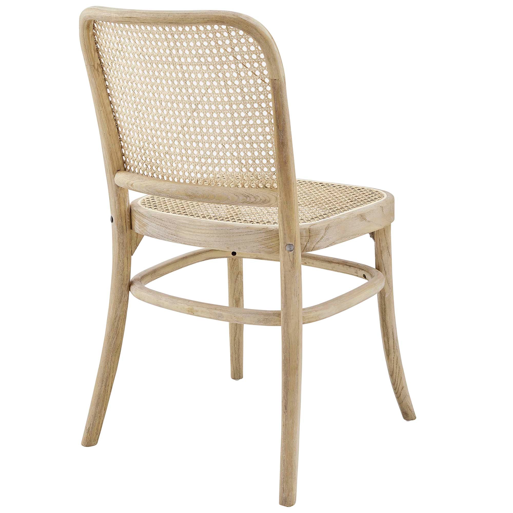 Winona Wood Dining Side Chair Set of 2, Gray