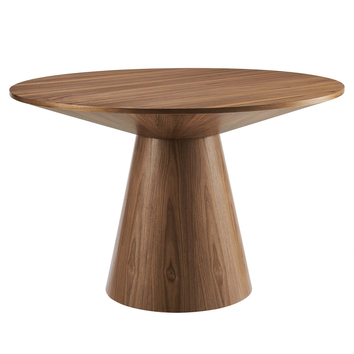 Provision 47" Round Dining Table, Walnut
