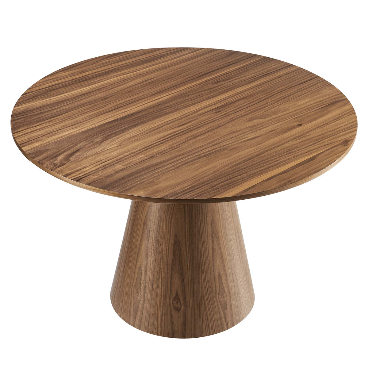 Provision 47" Round Dining Table, Walnut