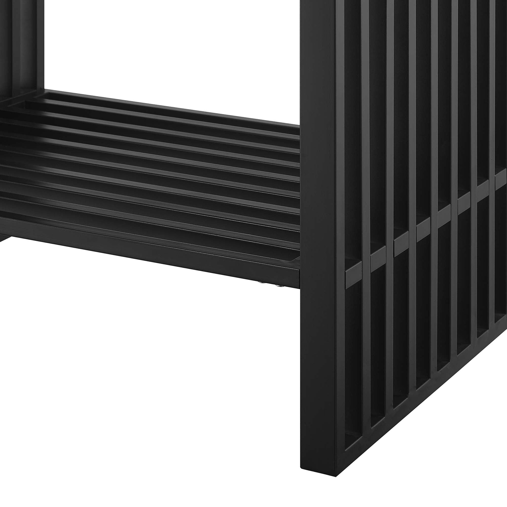 Gridiron 30" Bathroom Vanity, White Black