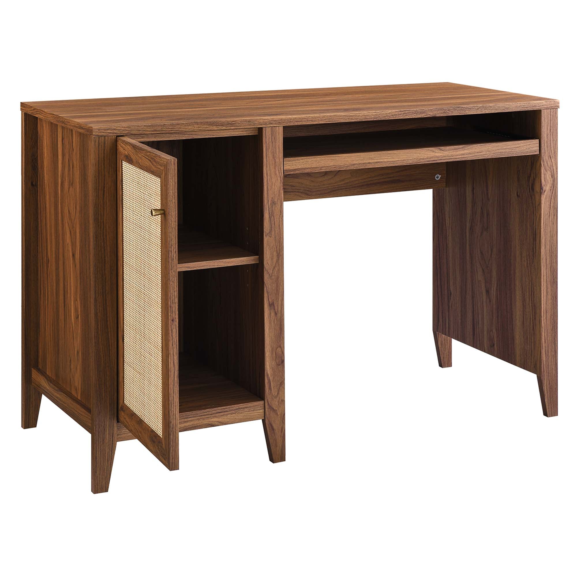 Soma 47" Office Desk, Walnut