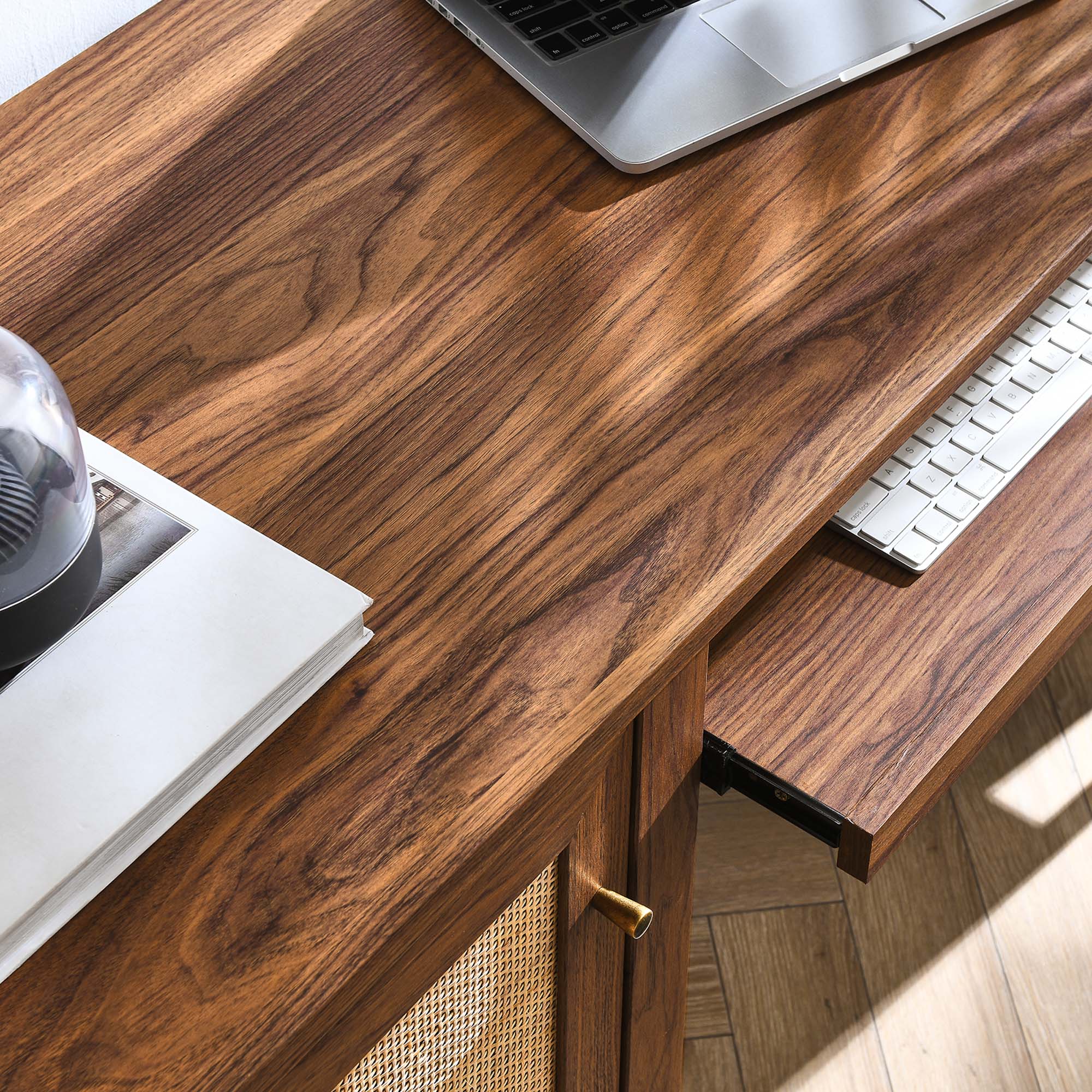Soma 47" Office Desk, Walnut