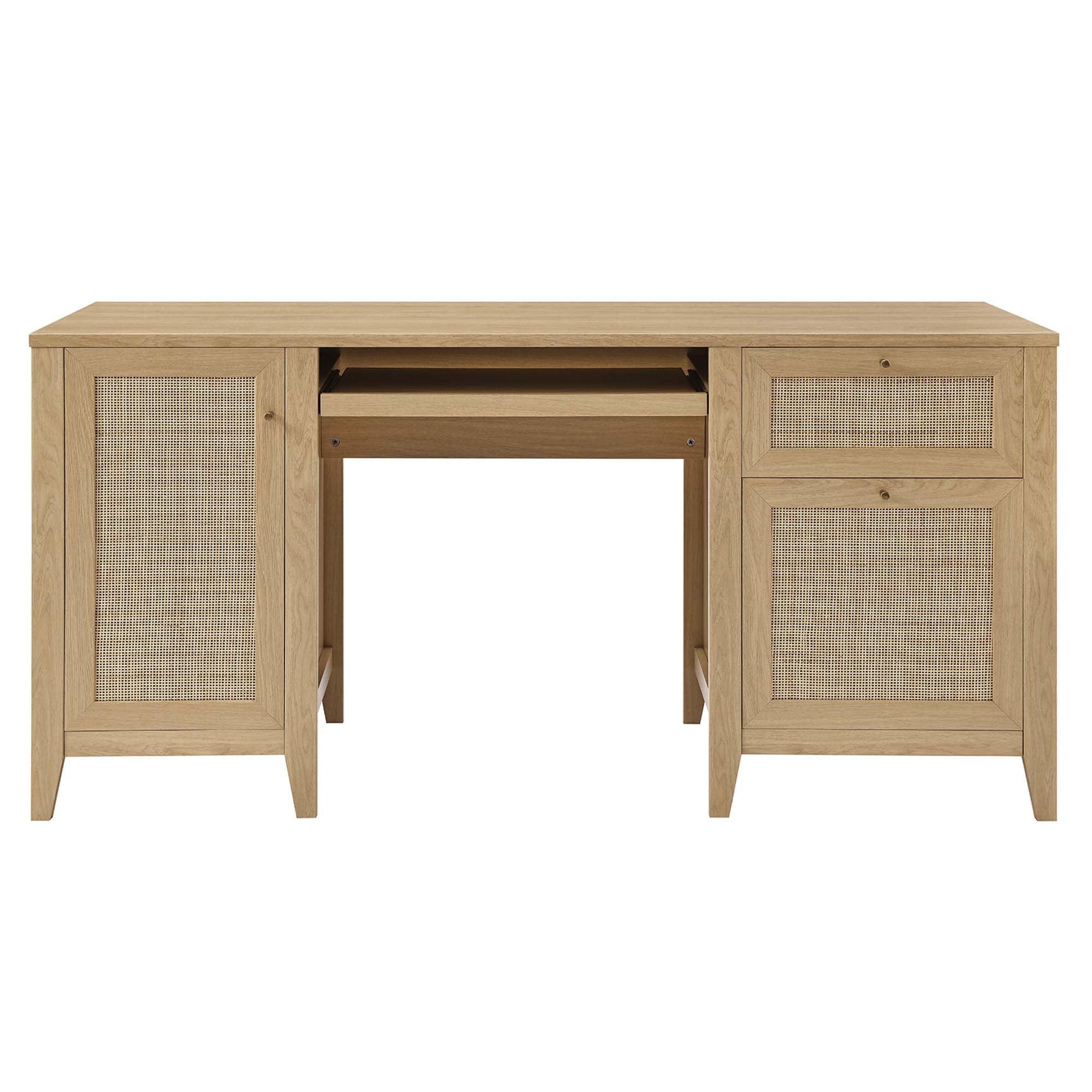 Soma 63" Office Desk, Oak