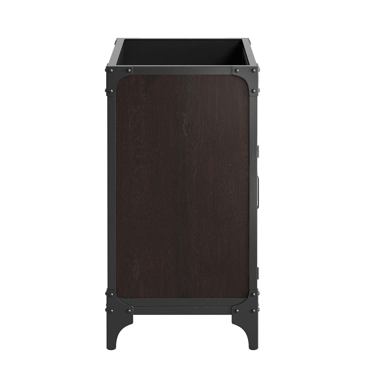 Steamforge 30" Bathroom Vanity, White Black