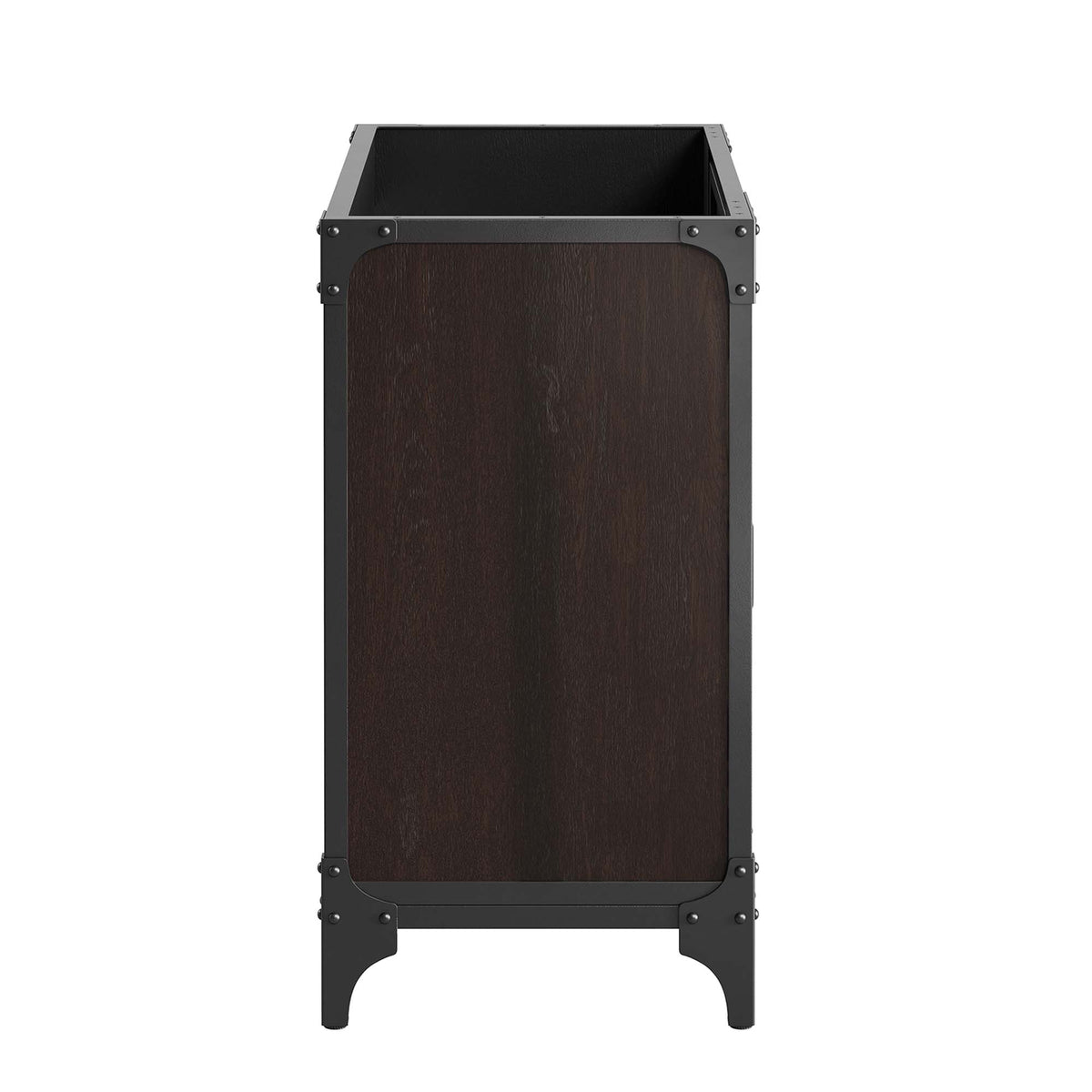 Steamforge 36" Bathroom Vanity Cabinet (Sink Basin Not Included), Black Walnut