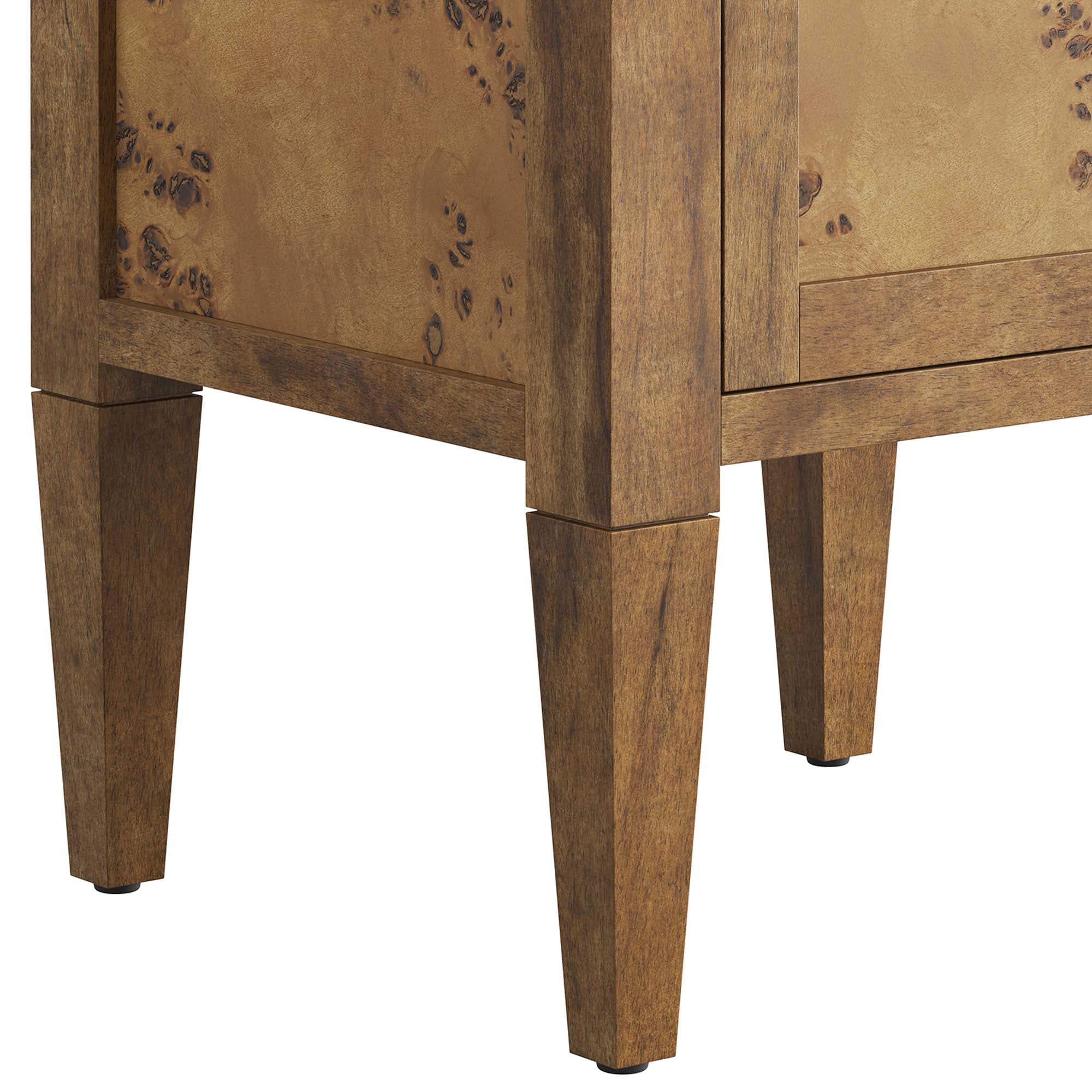 Elysian 18" Wood Bathroom Vanity Cabinet (Sink Basin Not Included), Brown