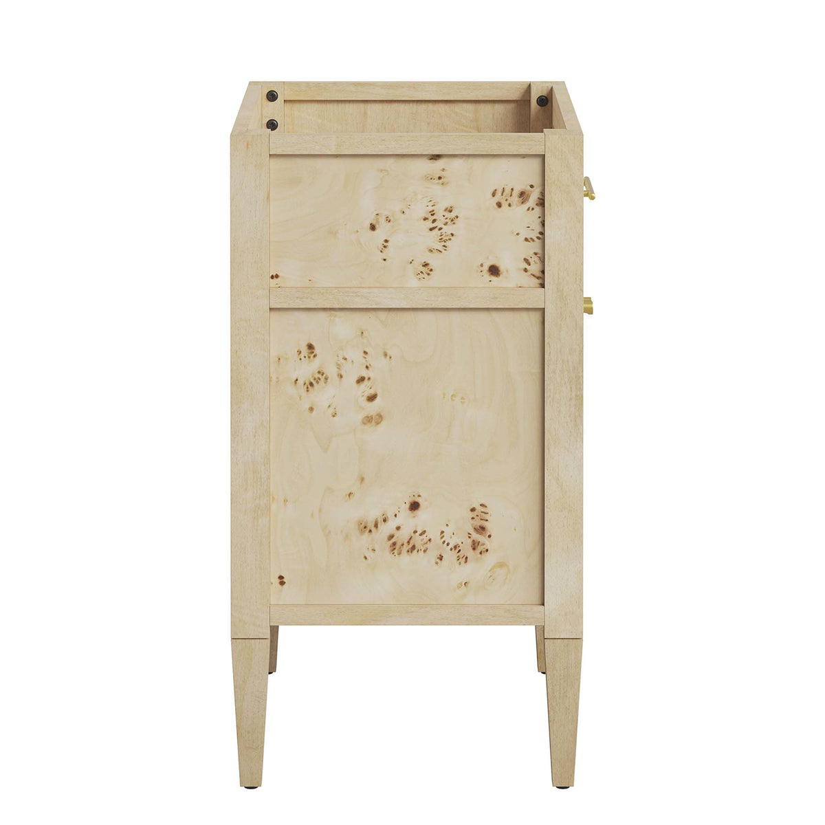 Elysian 24" Wood Bathroom Vanity Cabinet (Sink Basin Not Included), Burgundy