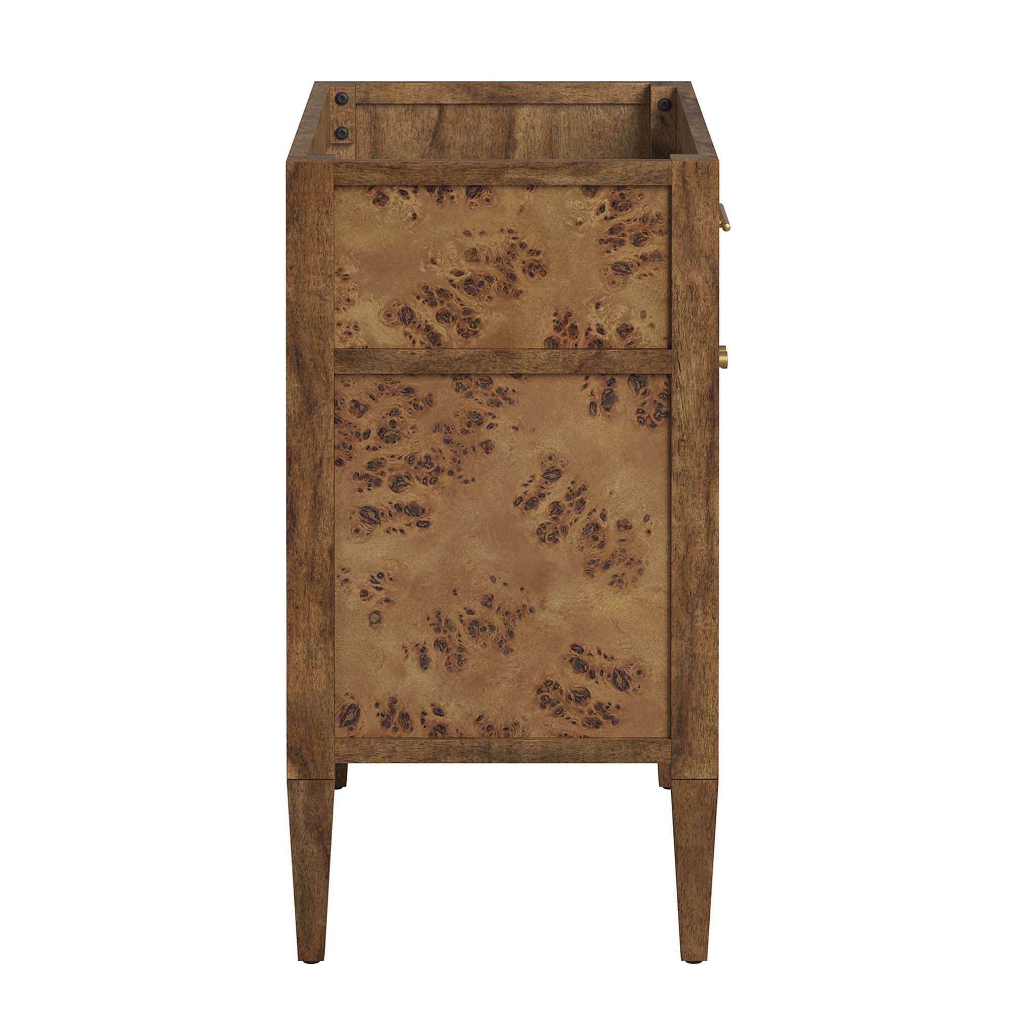 Elysian 30" Bathroom Vanity Cabinet (Sink Basin Not Included), Brown