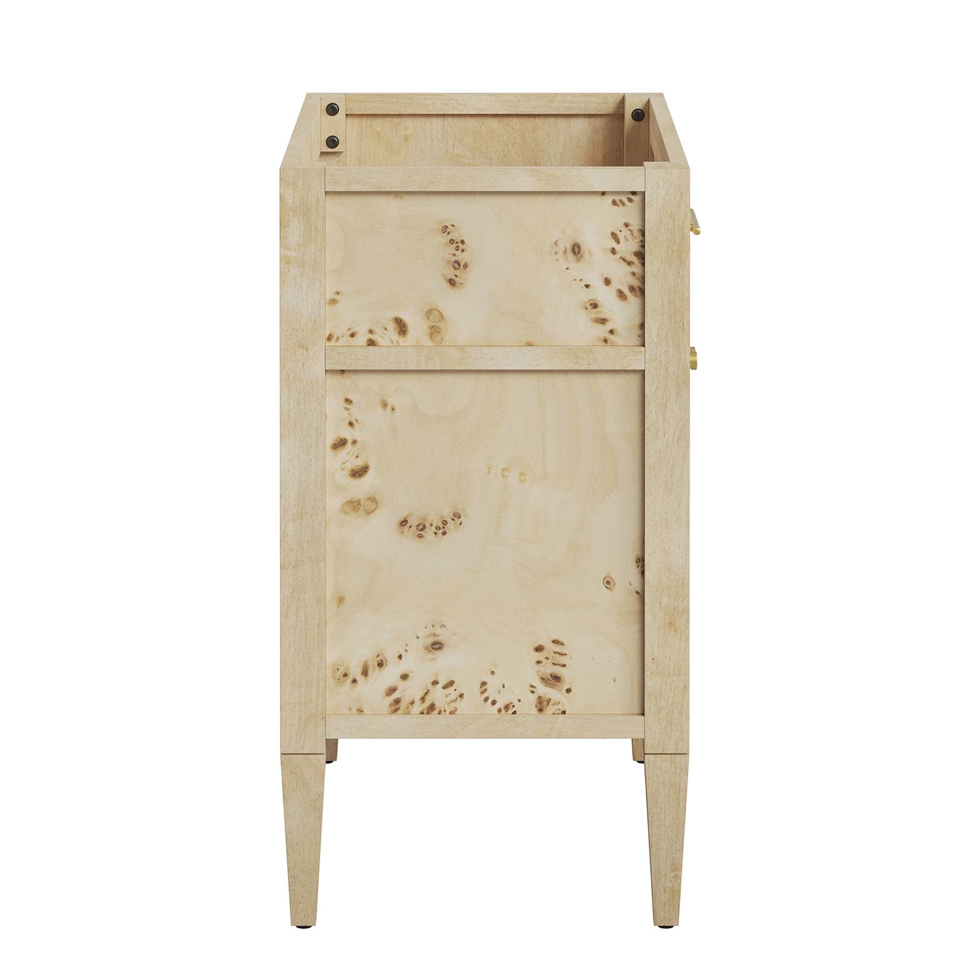 Elysian 30" Bathroom Vanity Cabinet (Sink Basin Not Included), Burgundy
