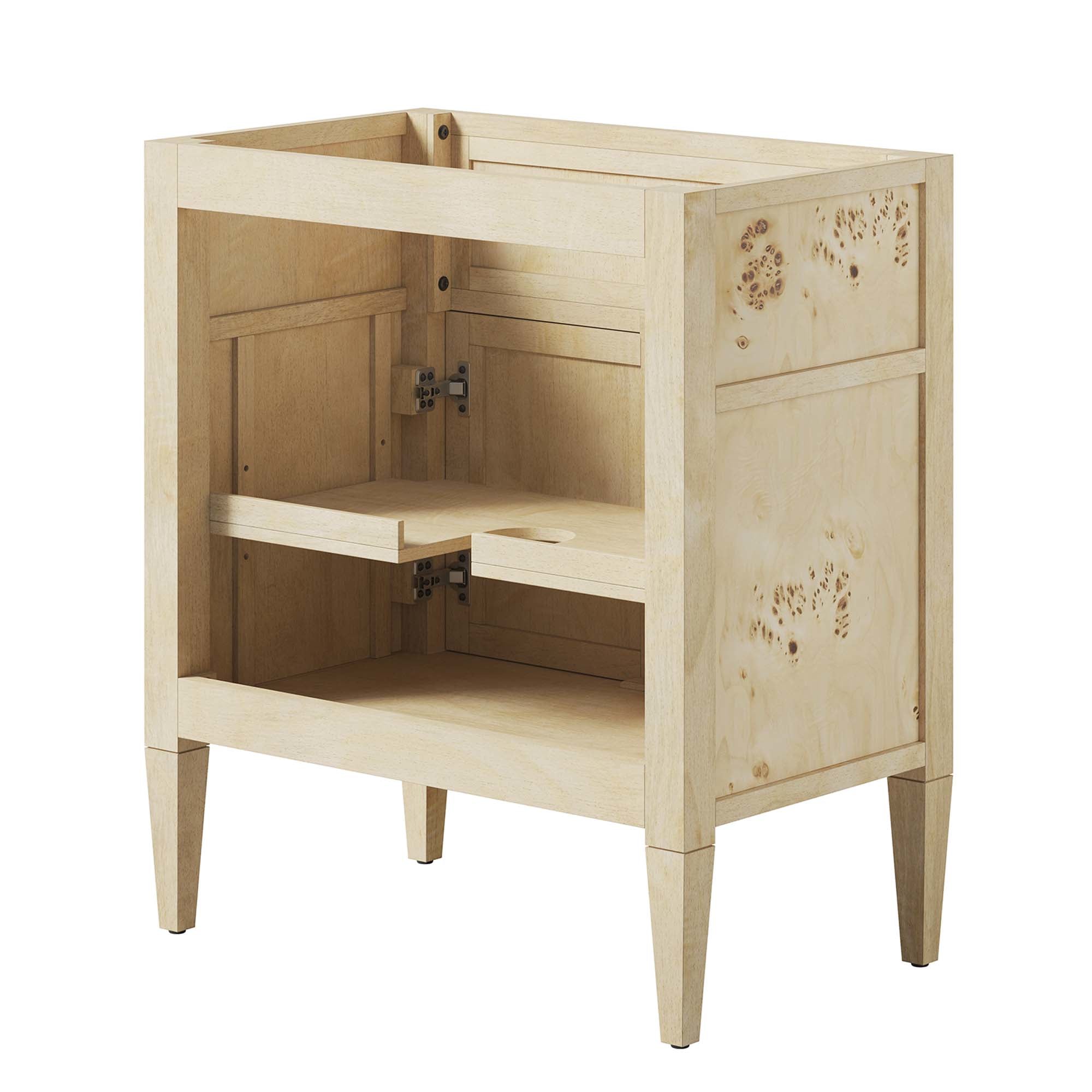 Elysian 30" Bathroom Vanity Cabinet (Sink Basin Not Included), Burgundy