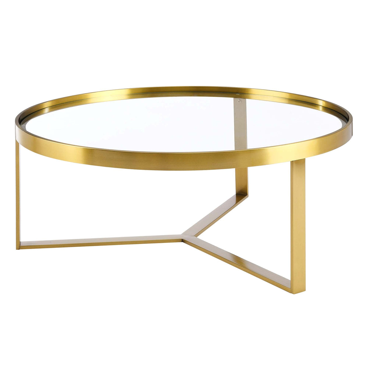 Relay Coffee Table, Gold