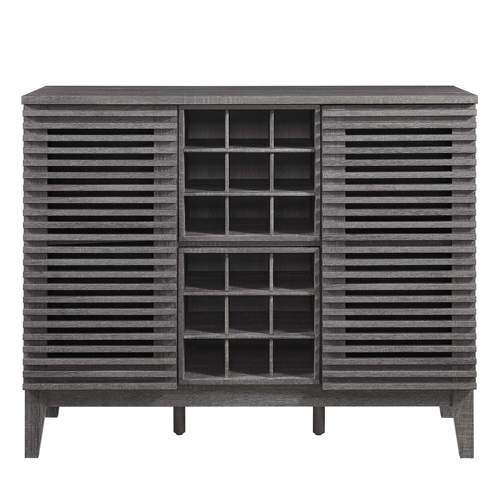 Render Bar Cabinet, Charcoal