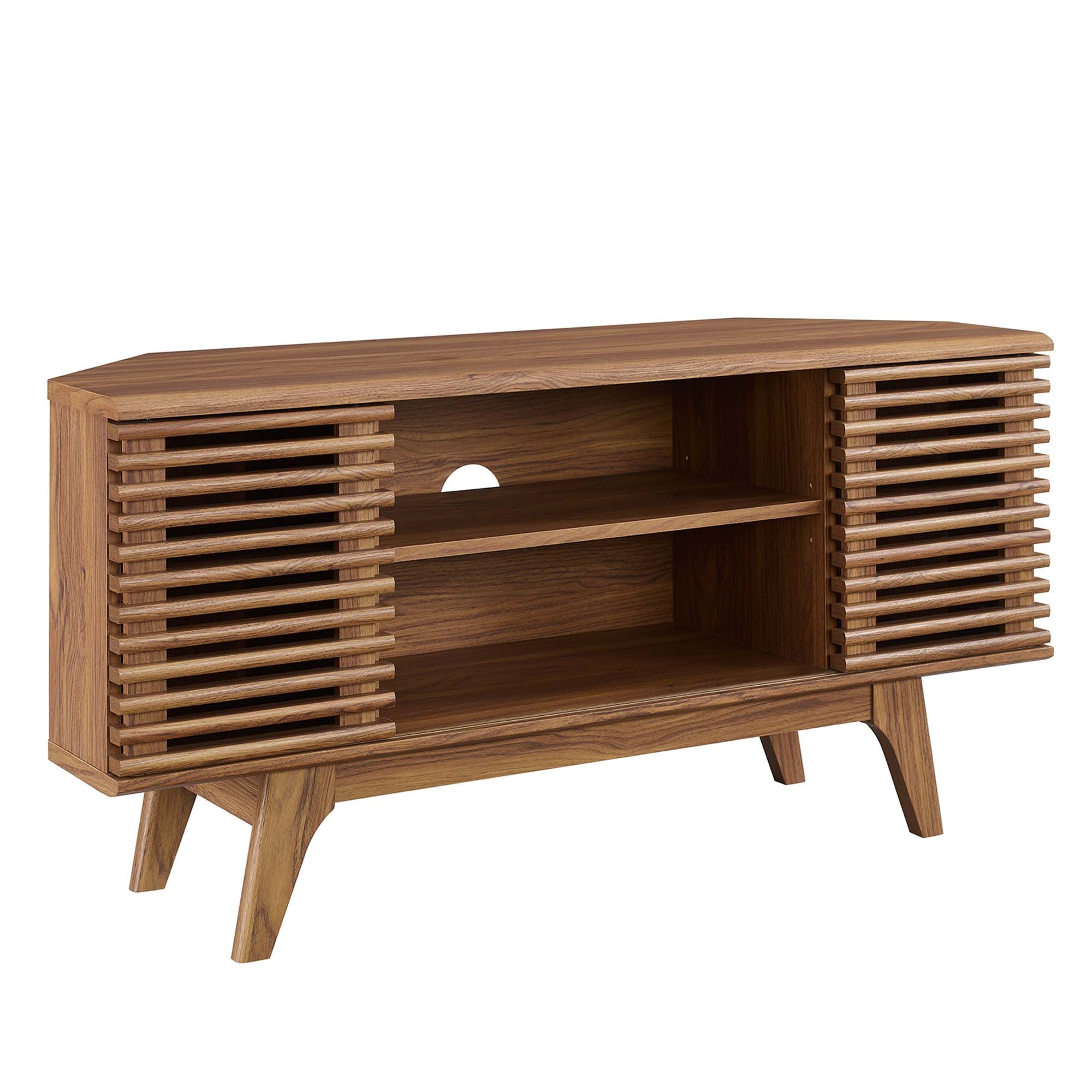 Render 46" Corner TV Stand, Wal