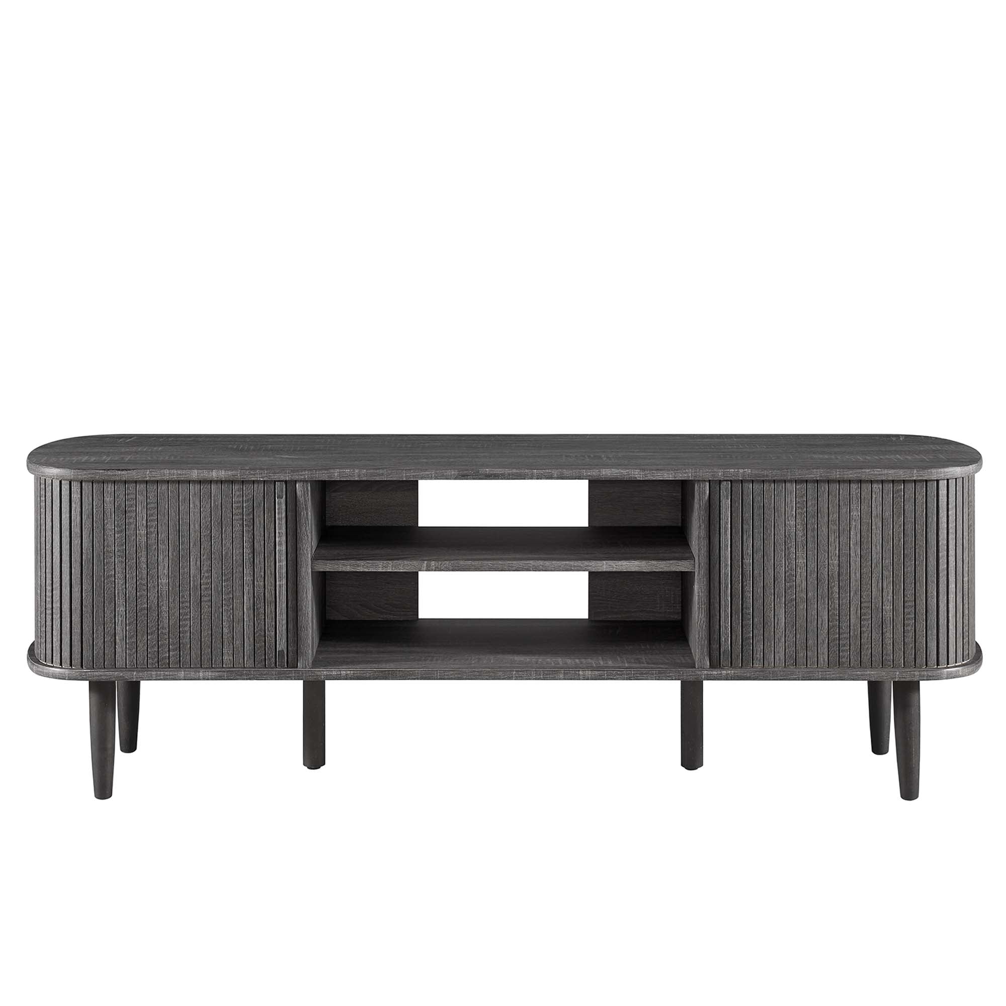 Contour 55" TV Stand, Charcoal