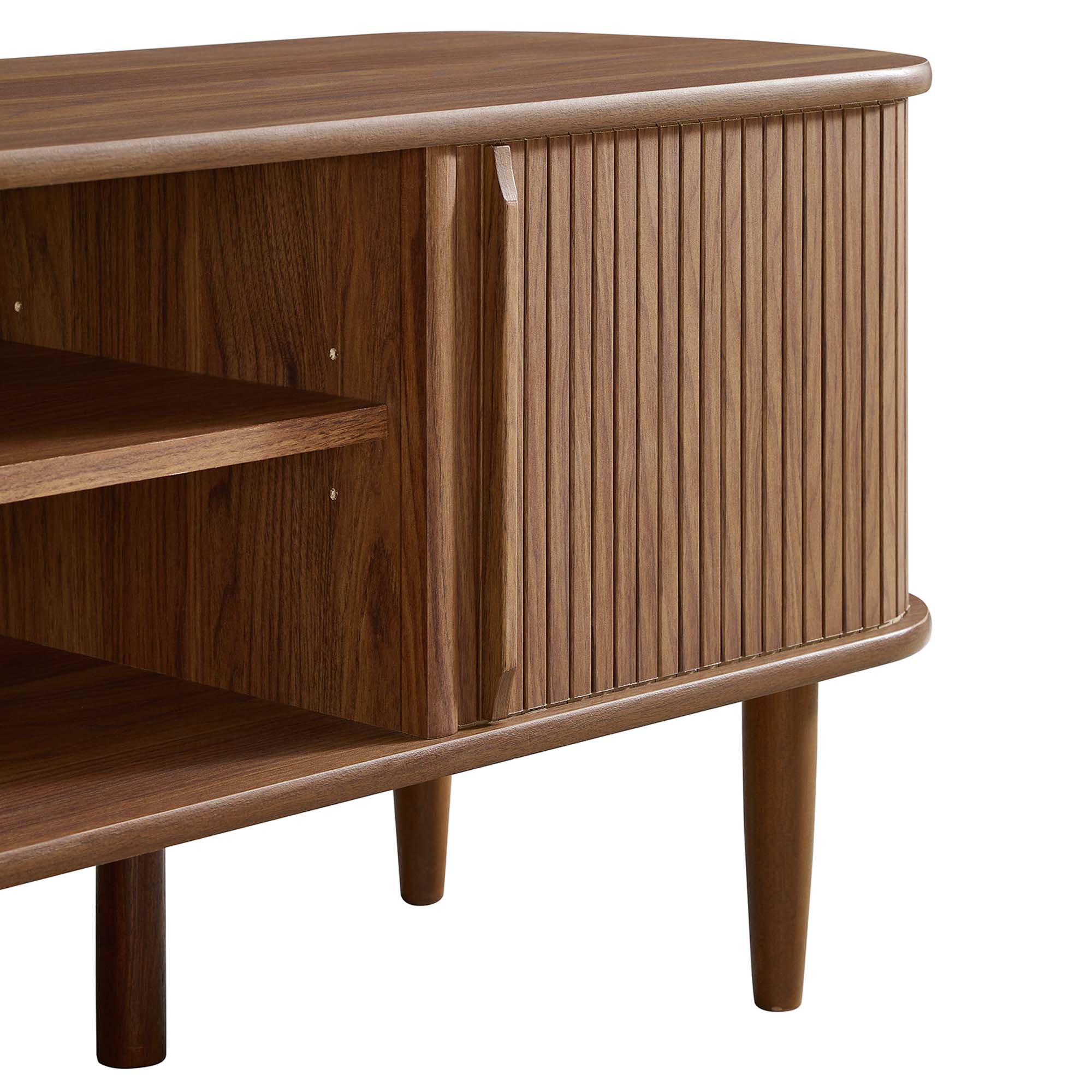 Contour 55" TV Stand, Walnut