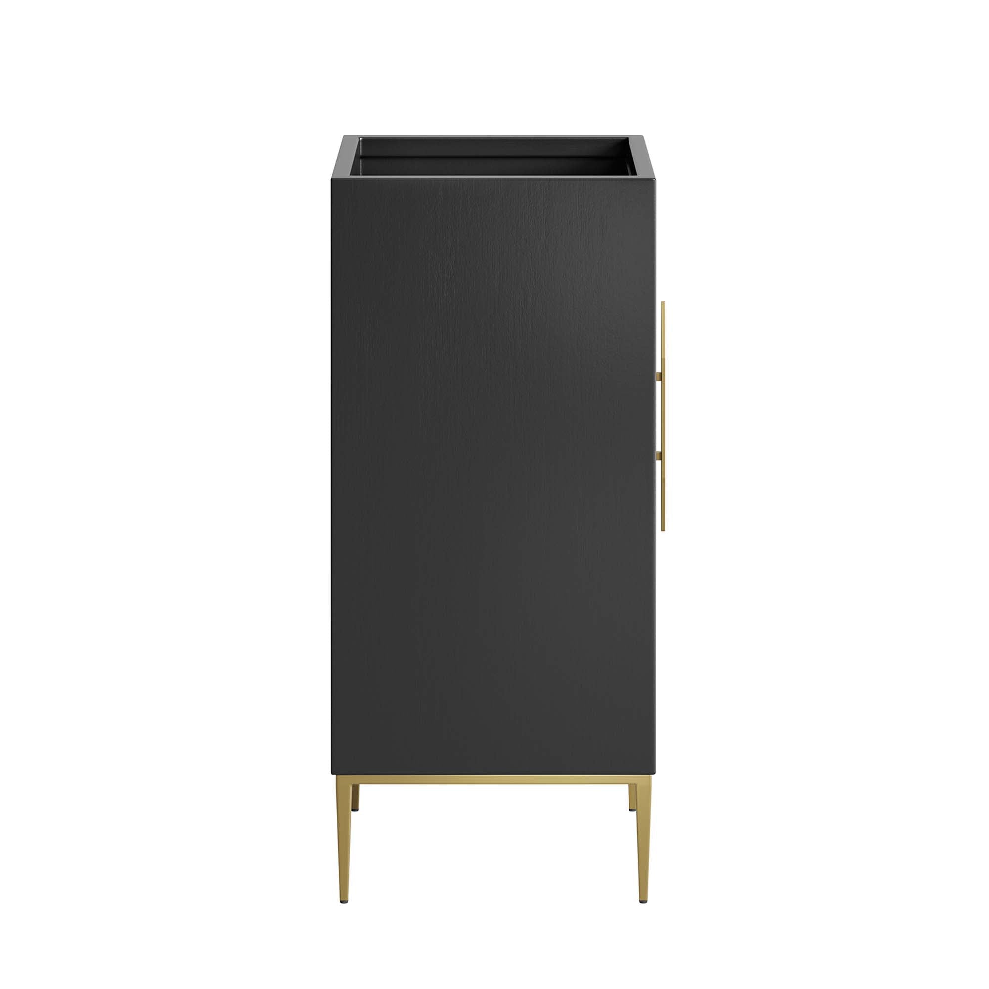 Awaken 18" Bathroom Vanity Cabinet, Black