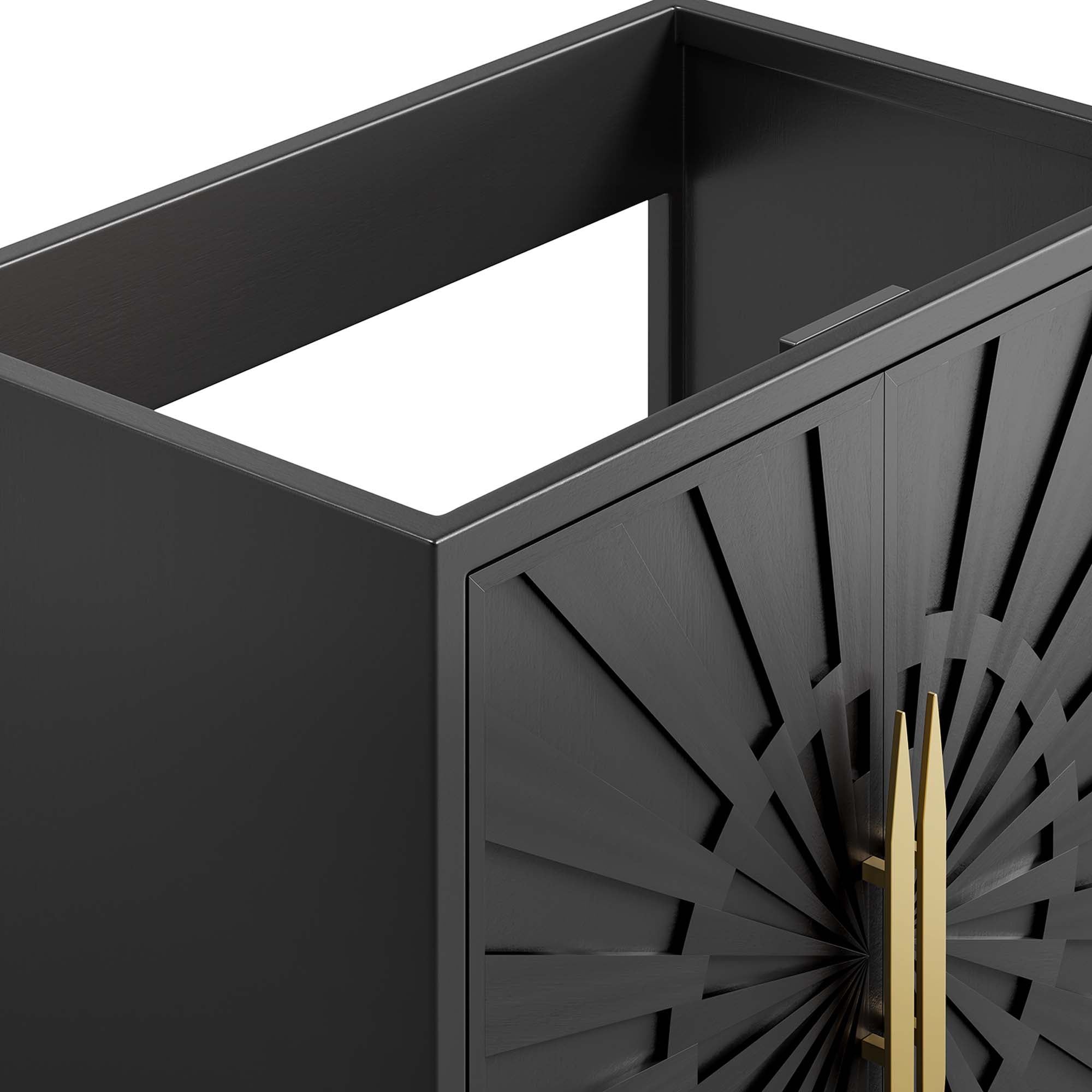 Awaken 30" Bathroom Vanity Cabinet, Black