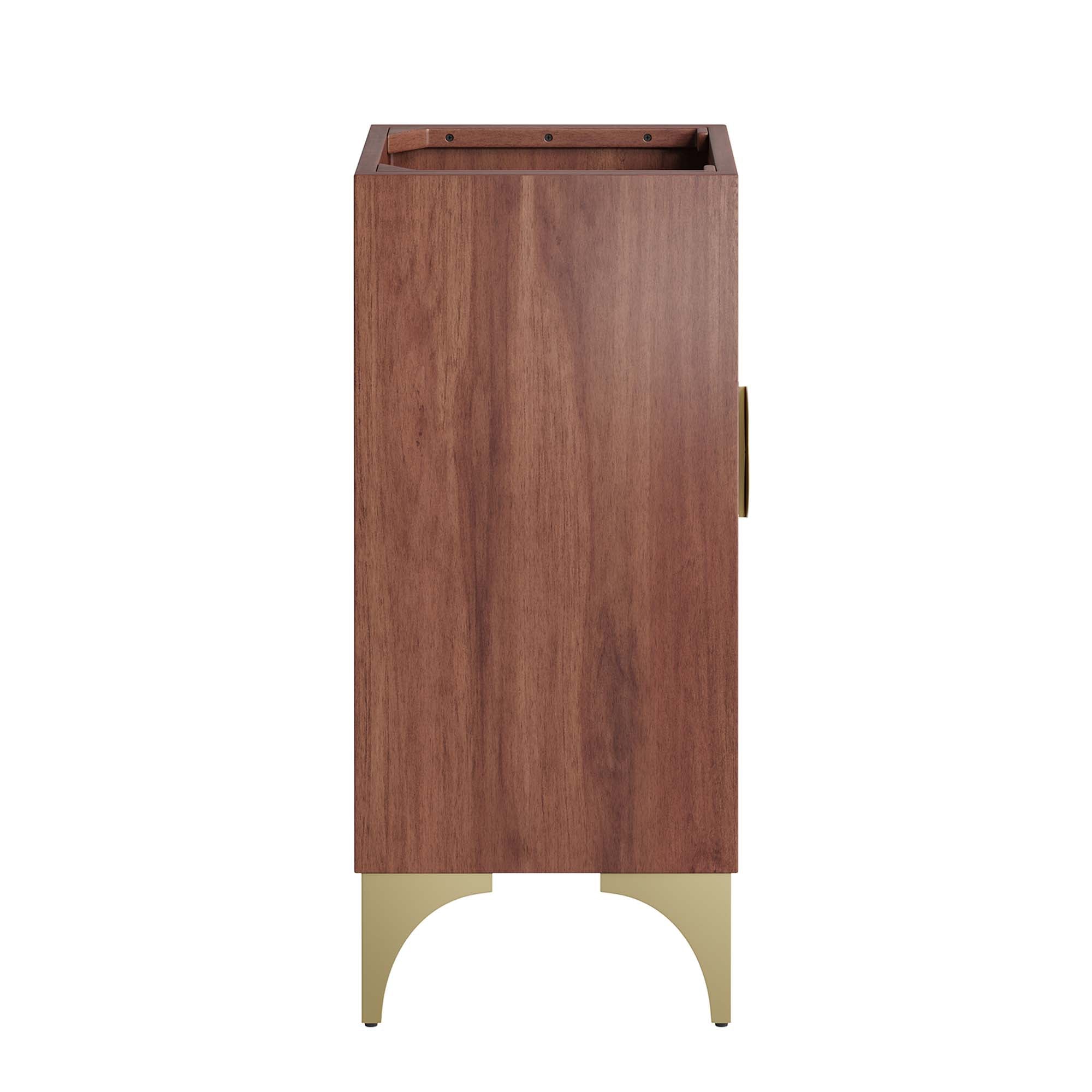 Daylight 18" Bathroom Vanity Cabinet, Walnut