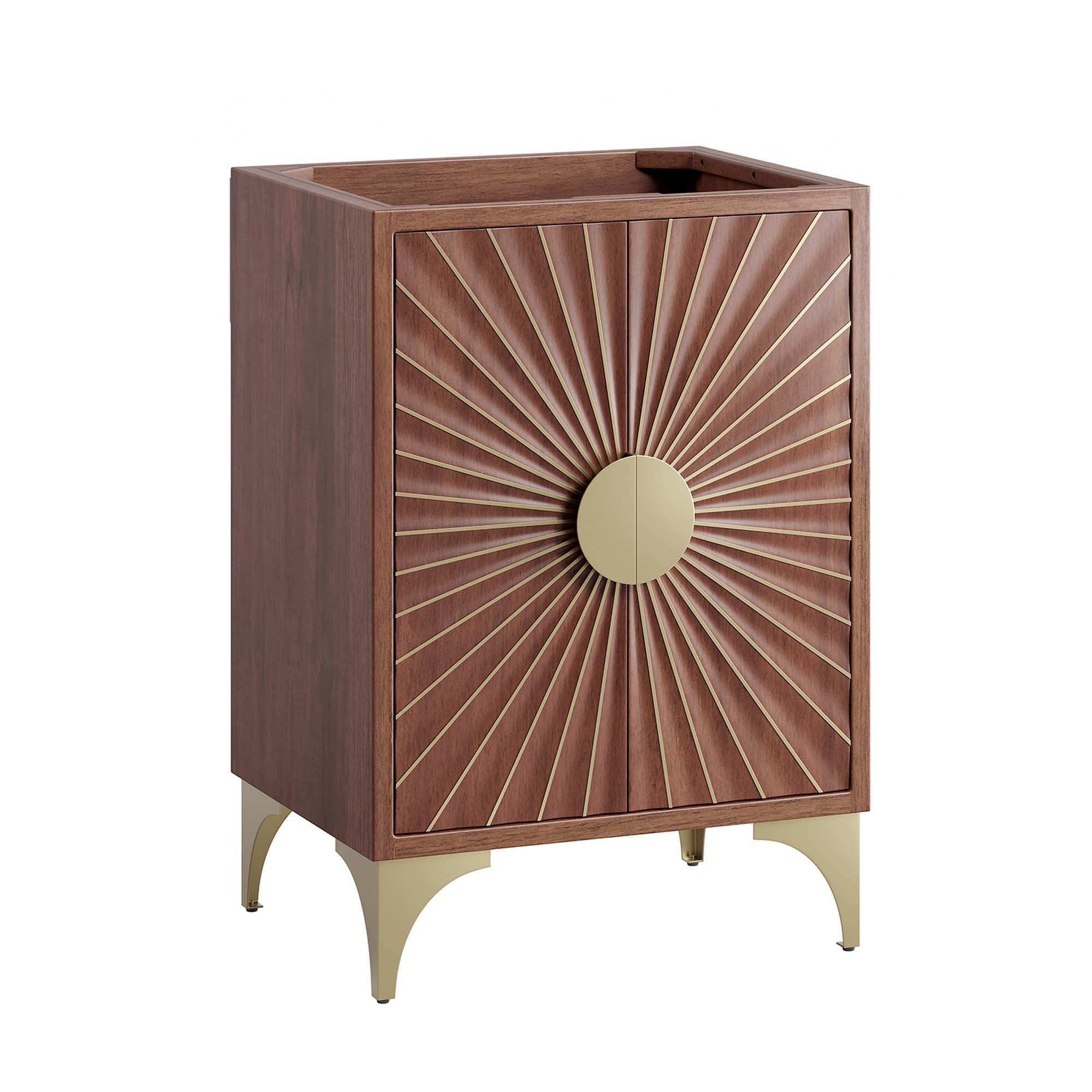 Daylight 24" Bathroom Vanity Cabinet, Walnut