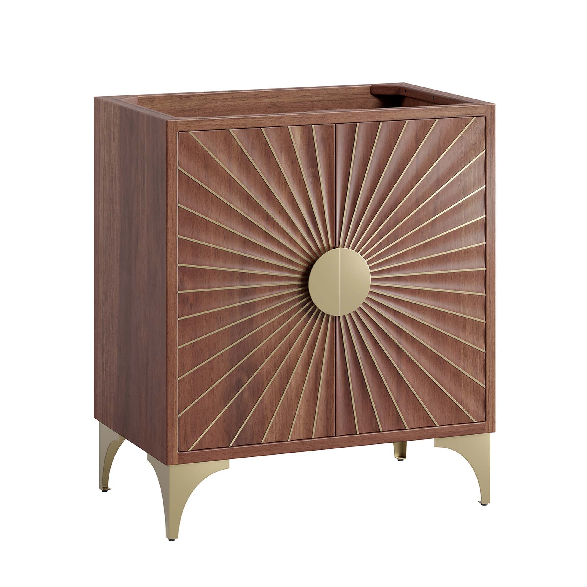 Daylight 30" Bathroom Vanity Cabinet, Walnut