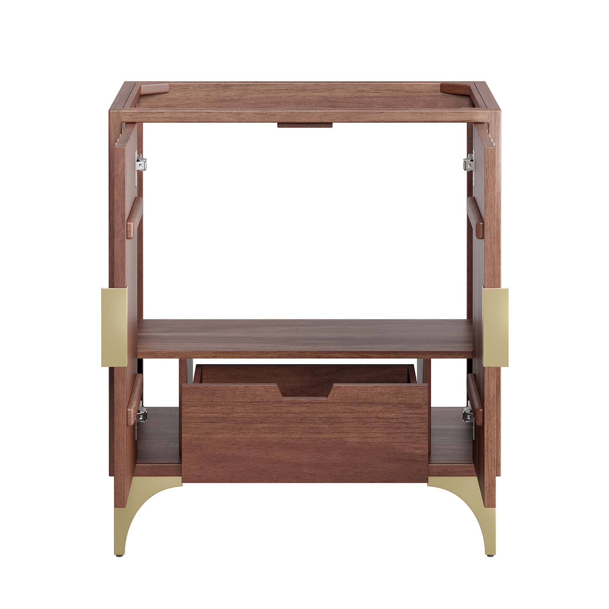 Daylight 30" Bathroom Vanity Cabinet, Walnut