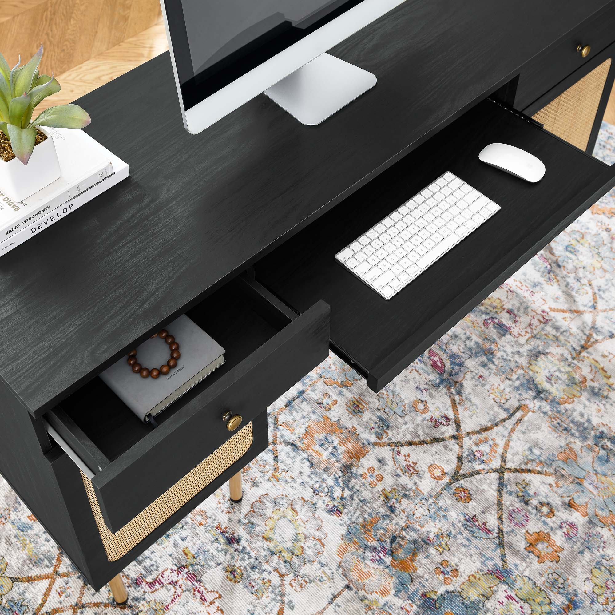 Chaucer Office Desk, Black