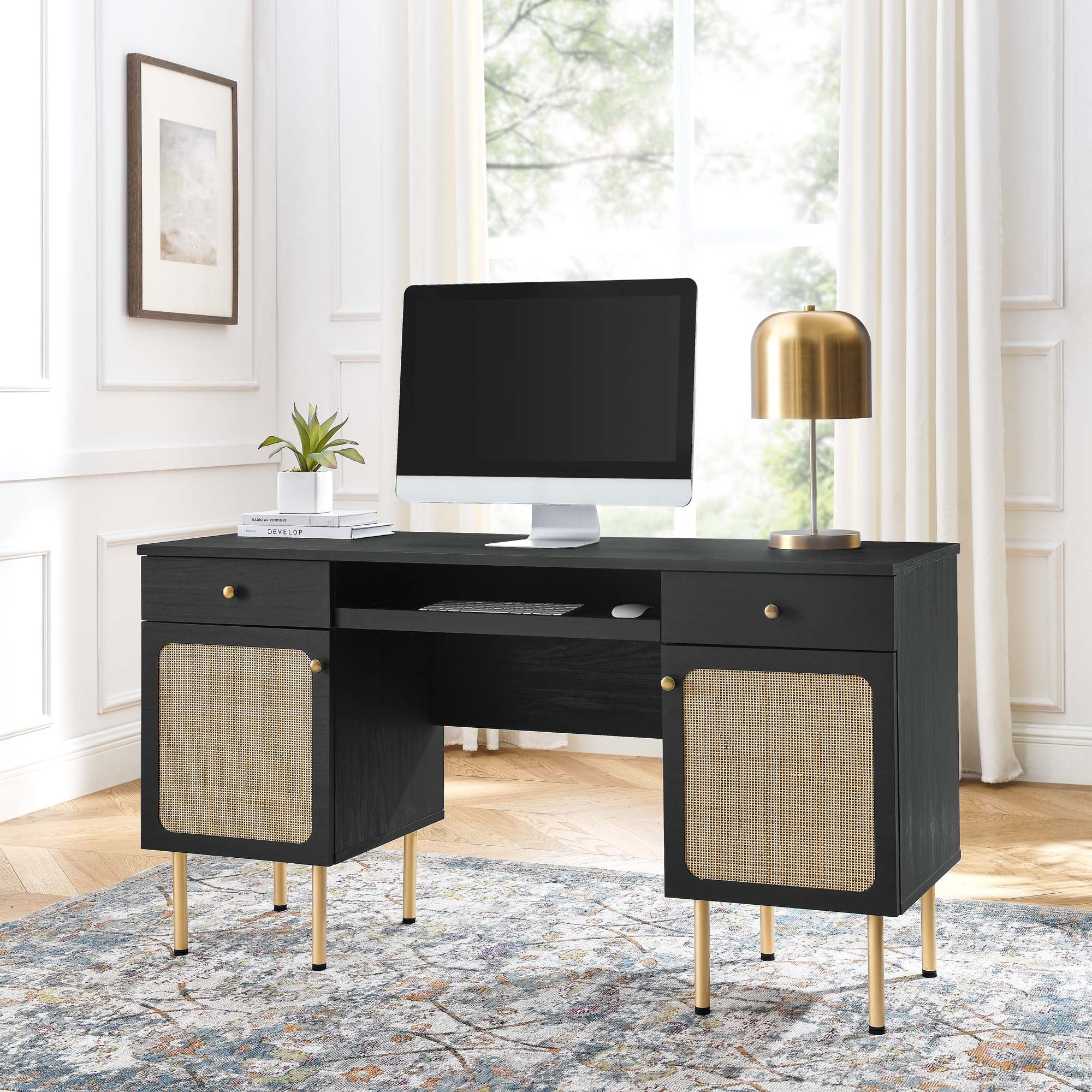 Chaucer Office Desk, Black