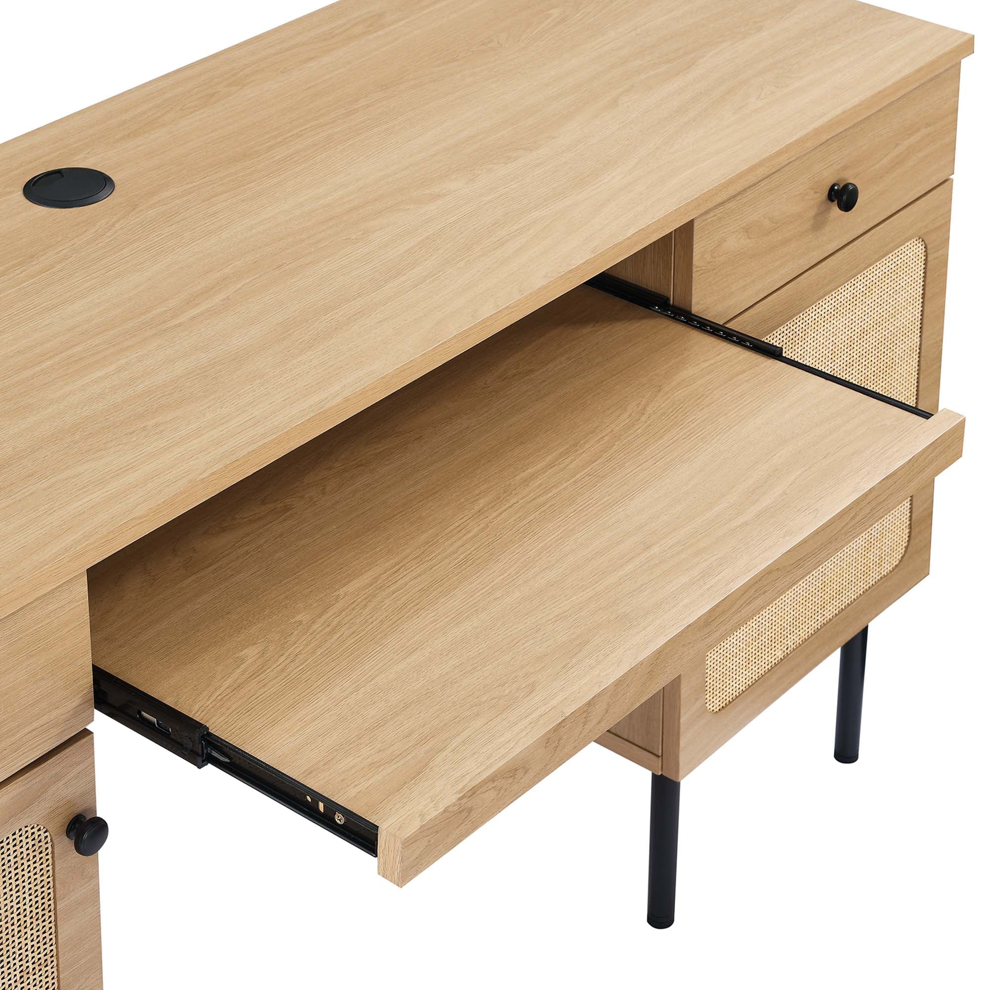 Chaucer Office Desk, Oak