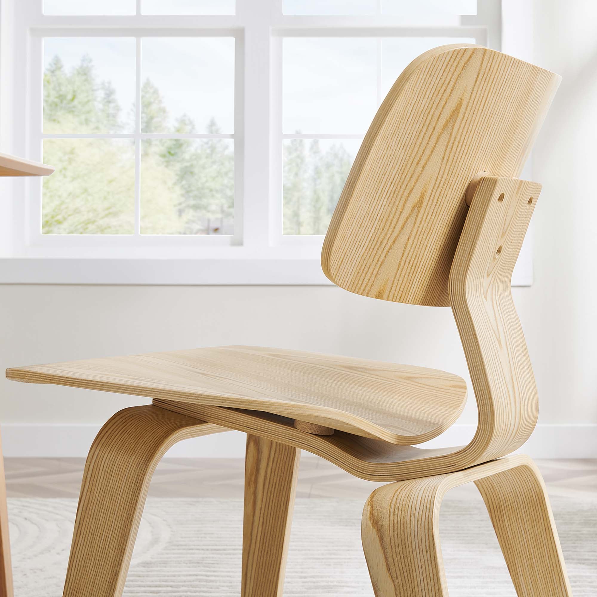 Fathom Wood Dining Chair, Natural