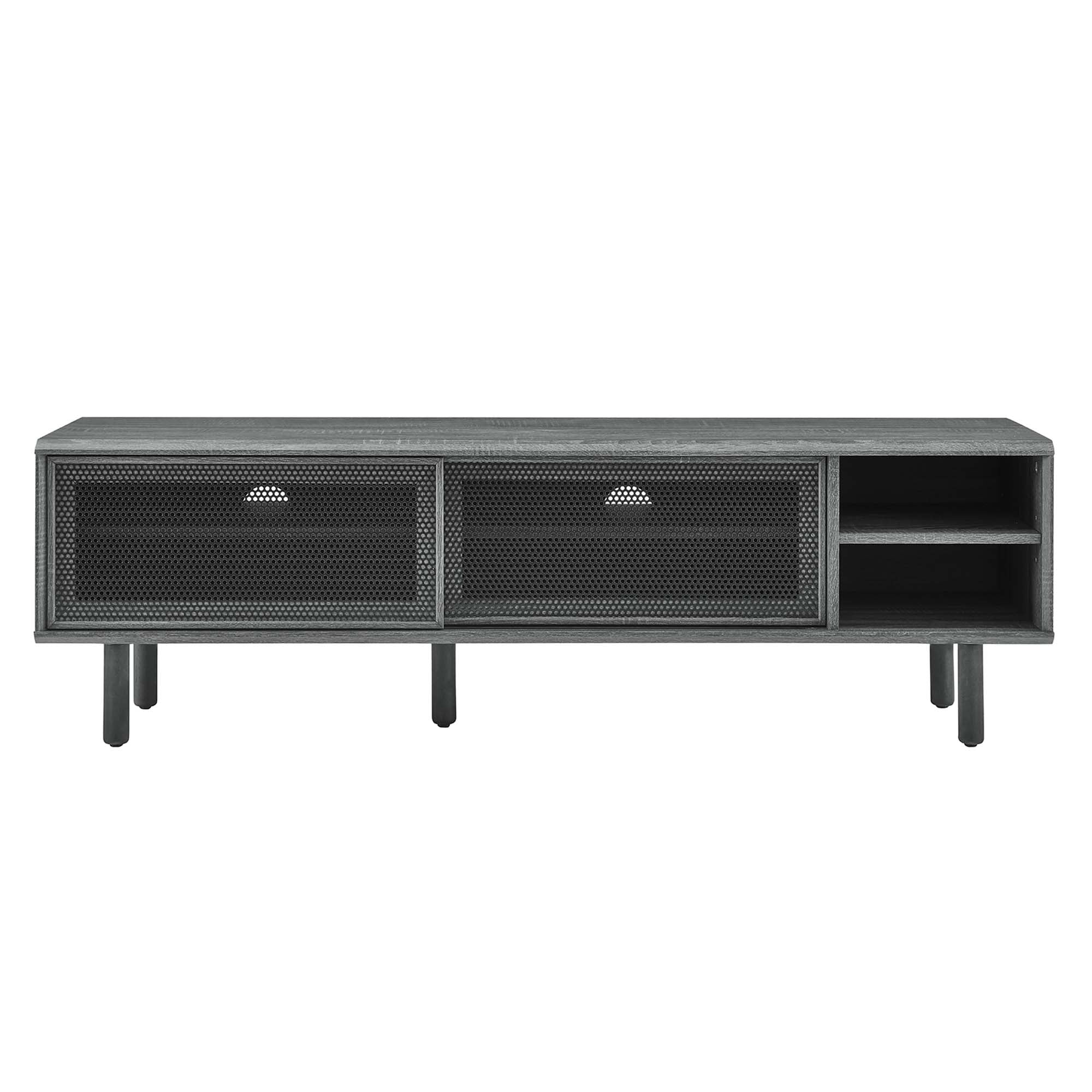 Kurtis 60" TV Stand, Charcoal