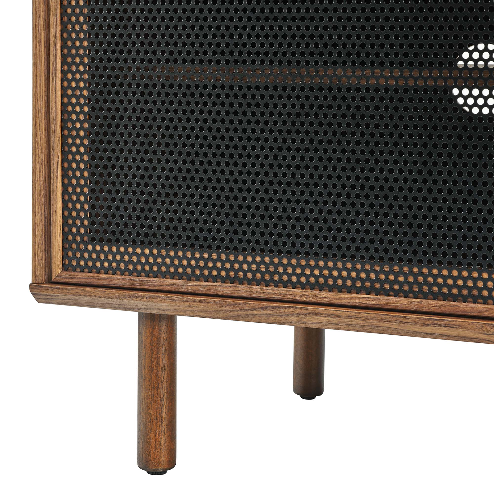 Kurtis 67" TV and Vinyl Record Stand, Walnut