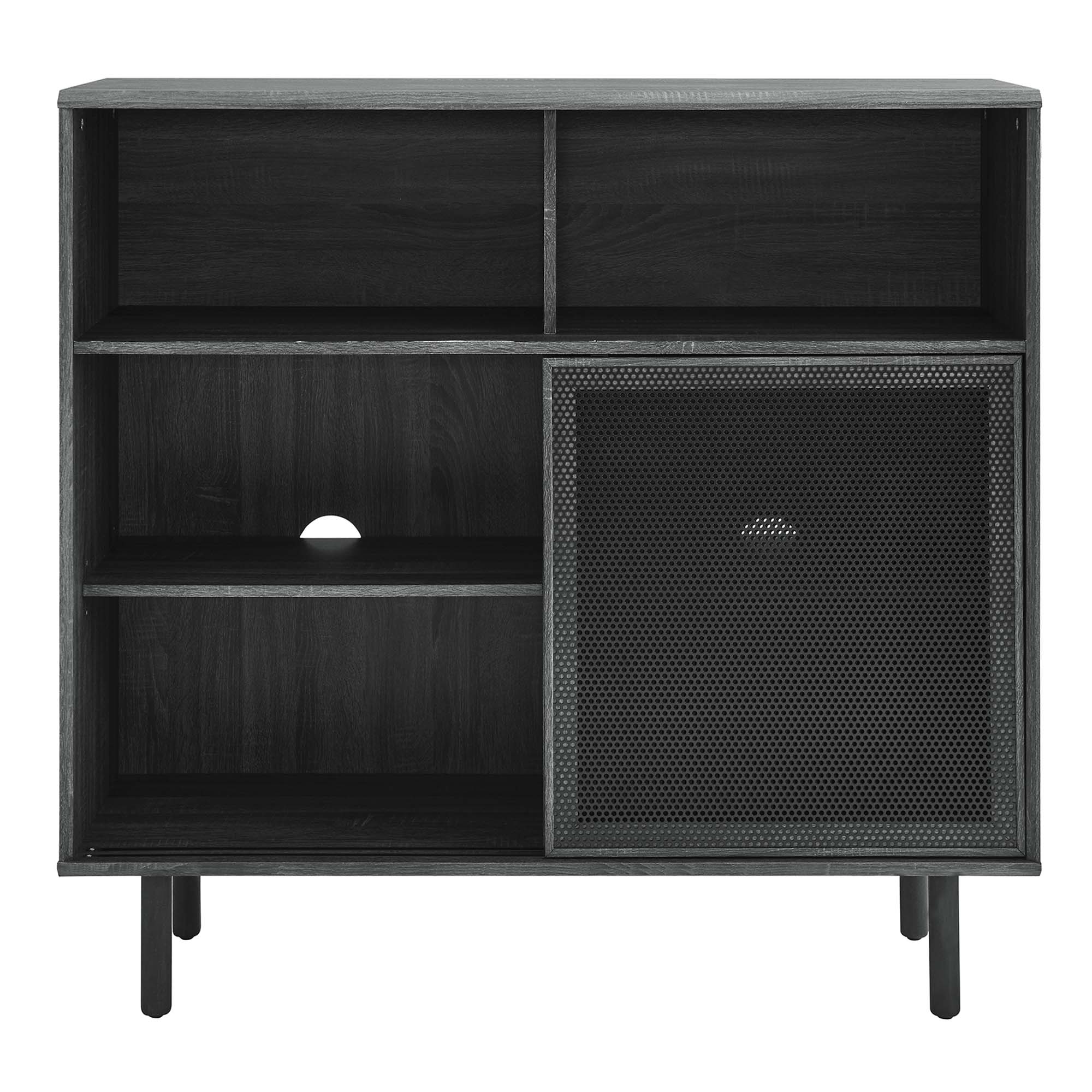 Kurtis 47" Display Cabinet, Charcoal