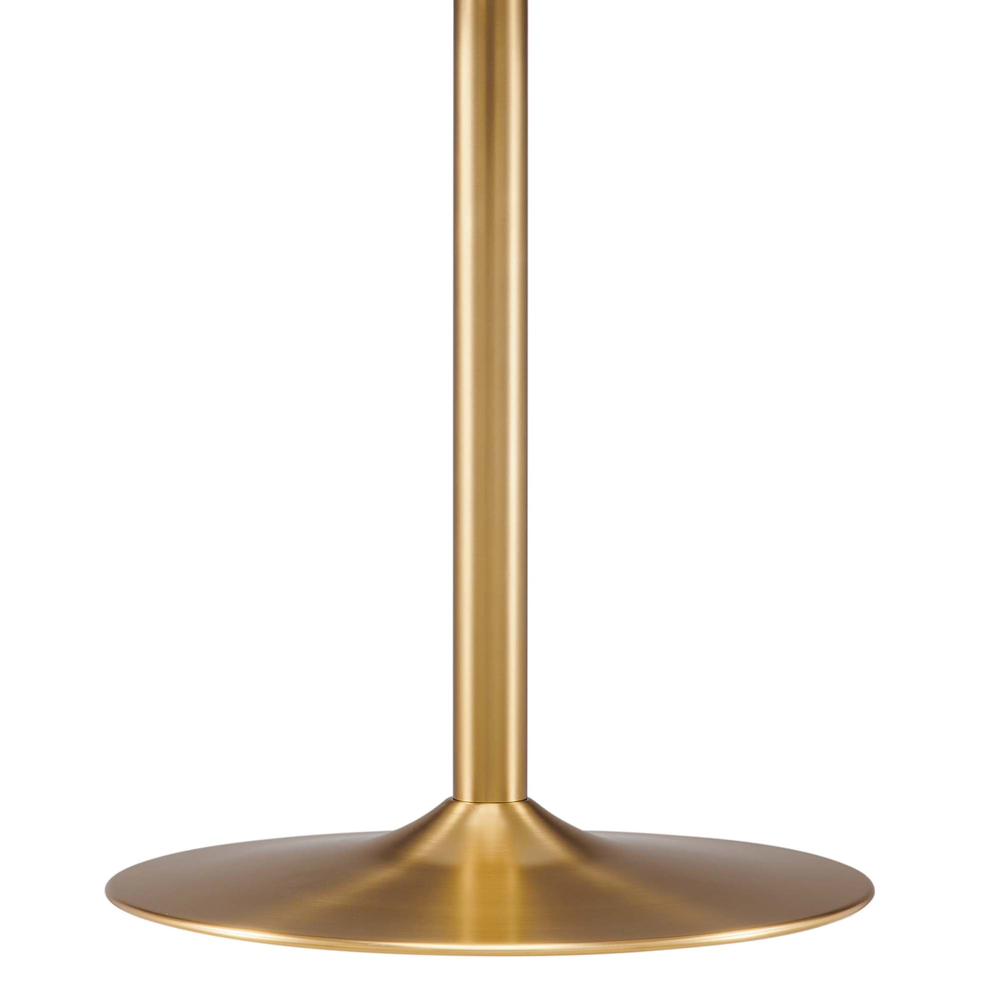 Amuse 40" Dining Table, Gold Walnut