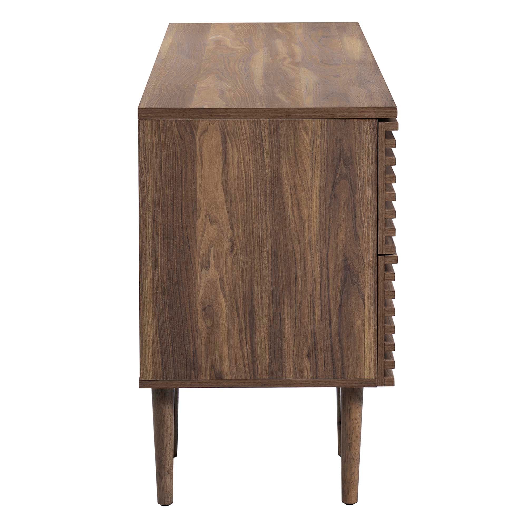 Render Office Desk, Walnut