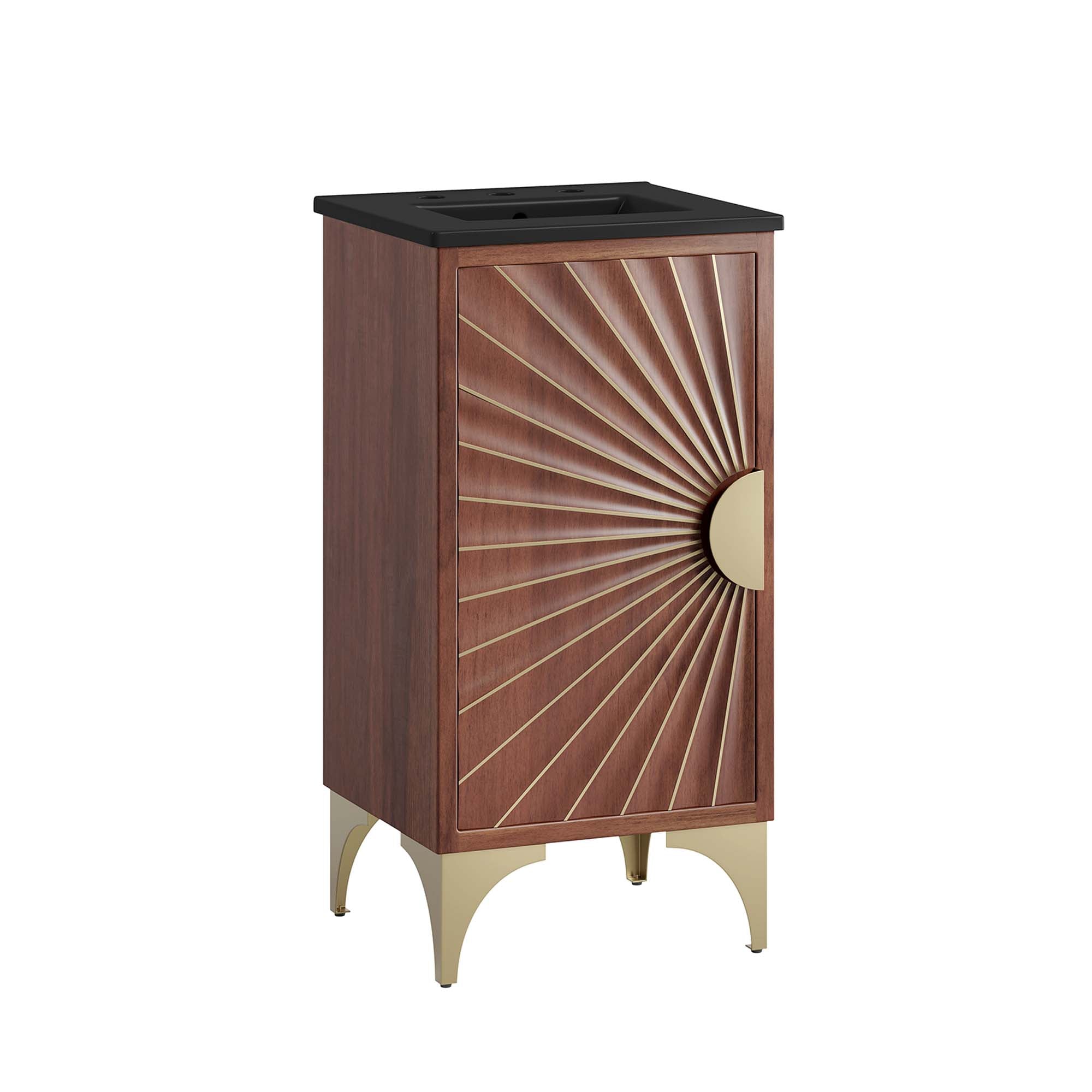 Daylight 18" Bathroom Vanity, Black Walnut