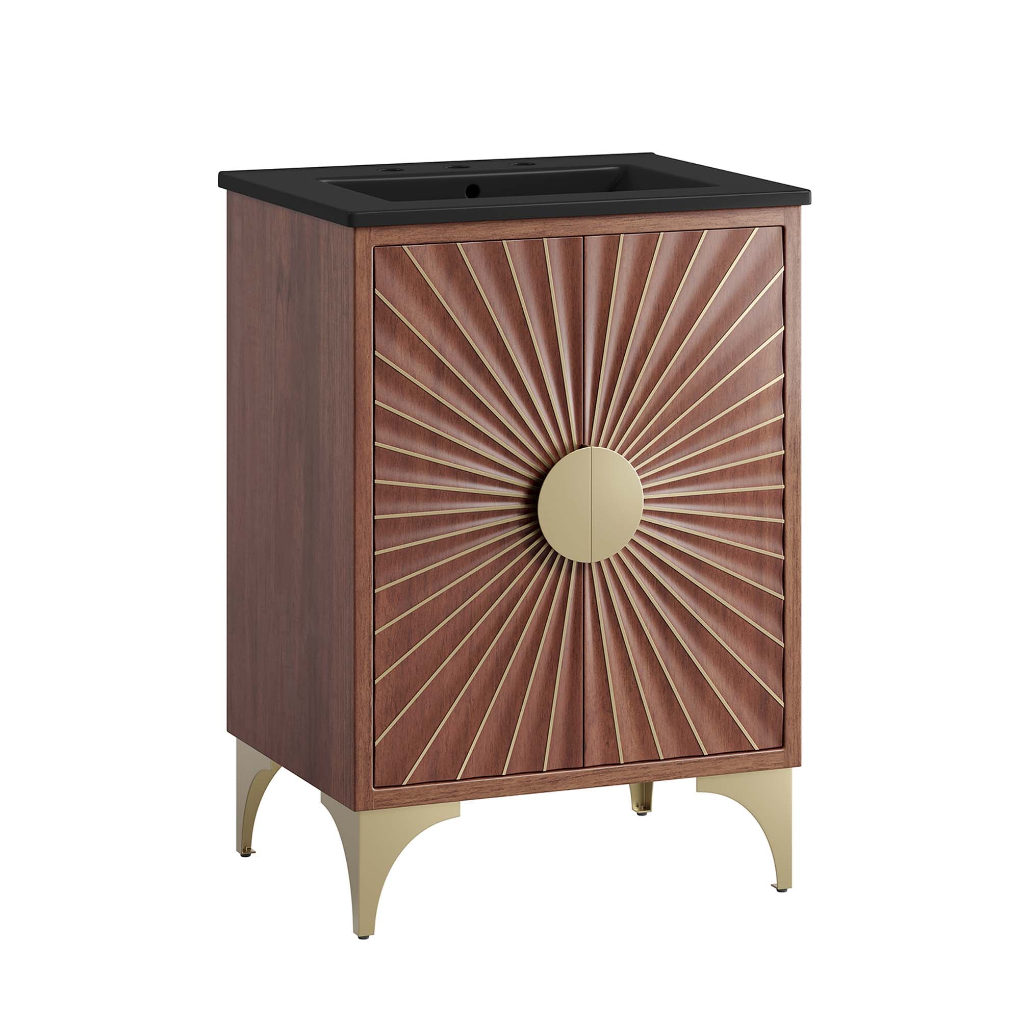 Daylight 24" Bathroom Vanity, Black Walnut