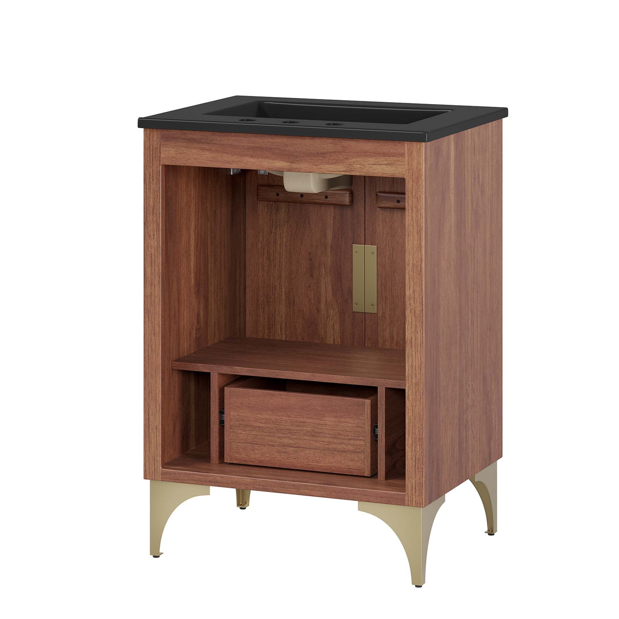 Daylight 24" Bathroom Vanity, Black Walnut