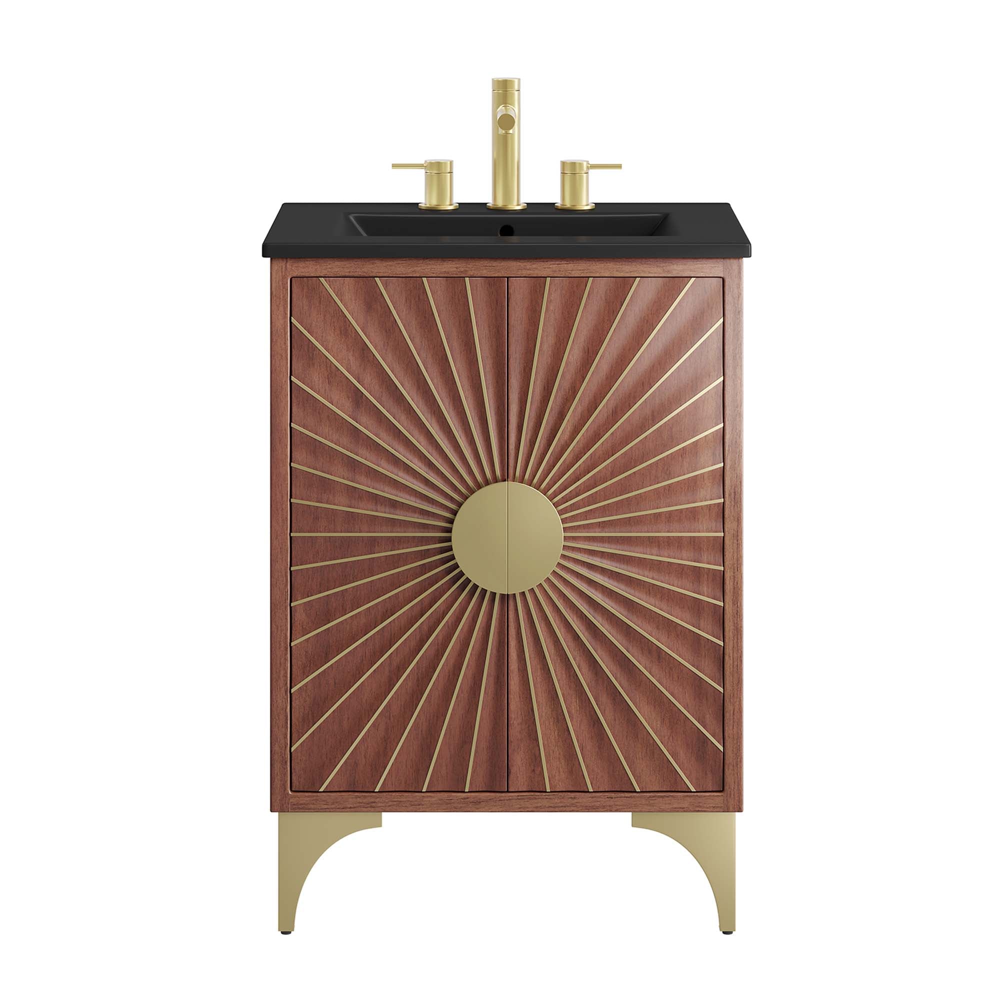 Daylight 24" Bathroom Vanity, Black Walnut