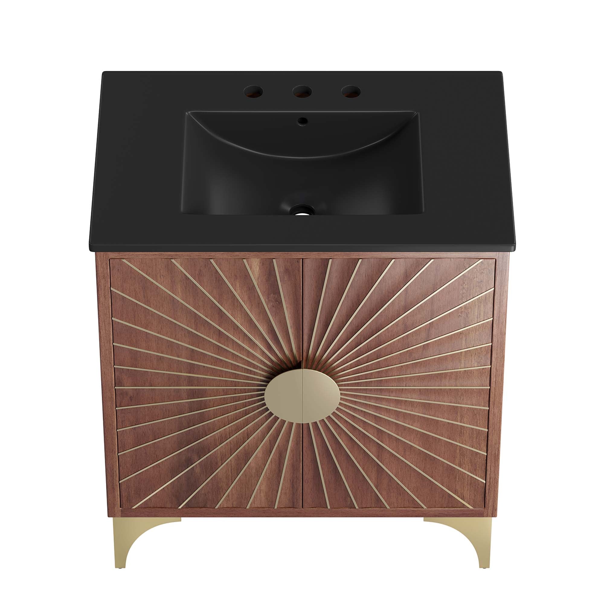 Daylight 30" Bathroom Vanity, Black Walnut