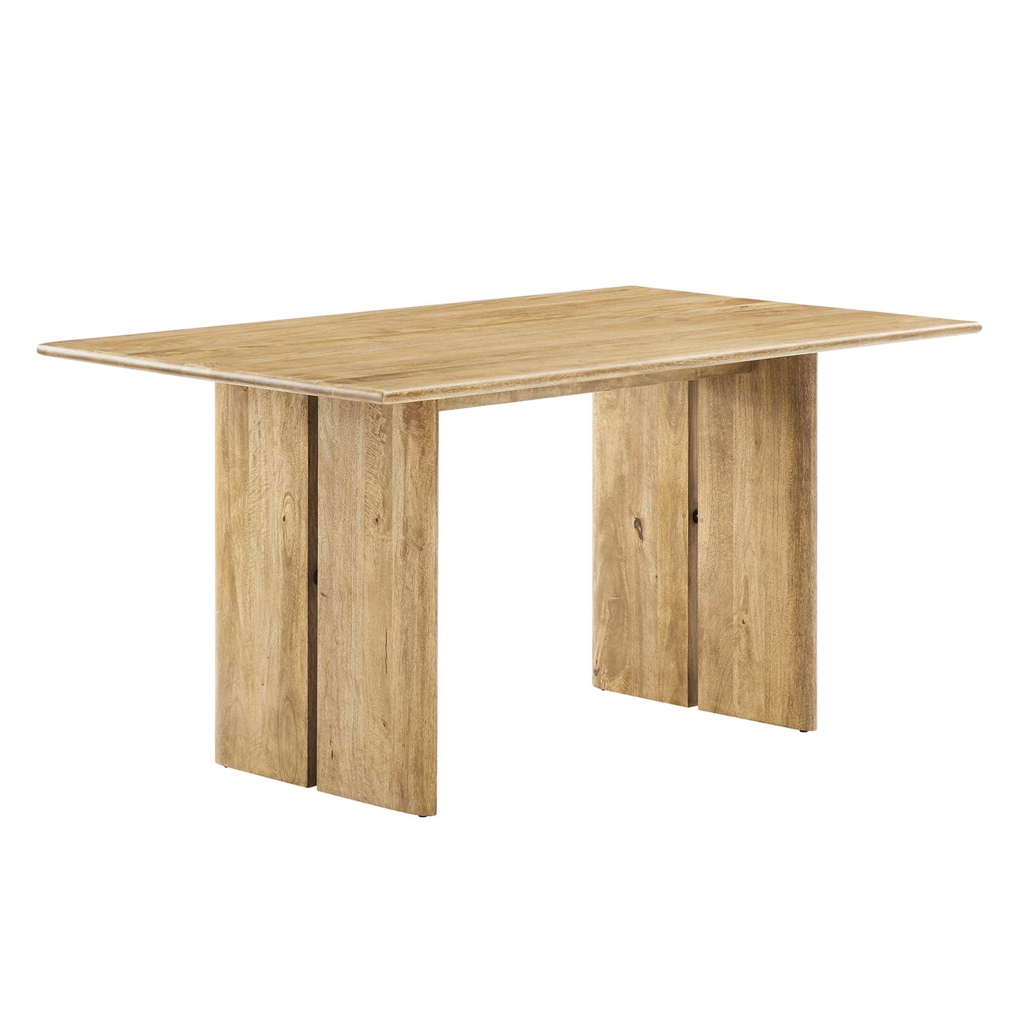 Amistad 60" Wood Dining Table, Oak