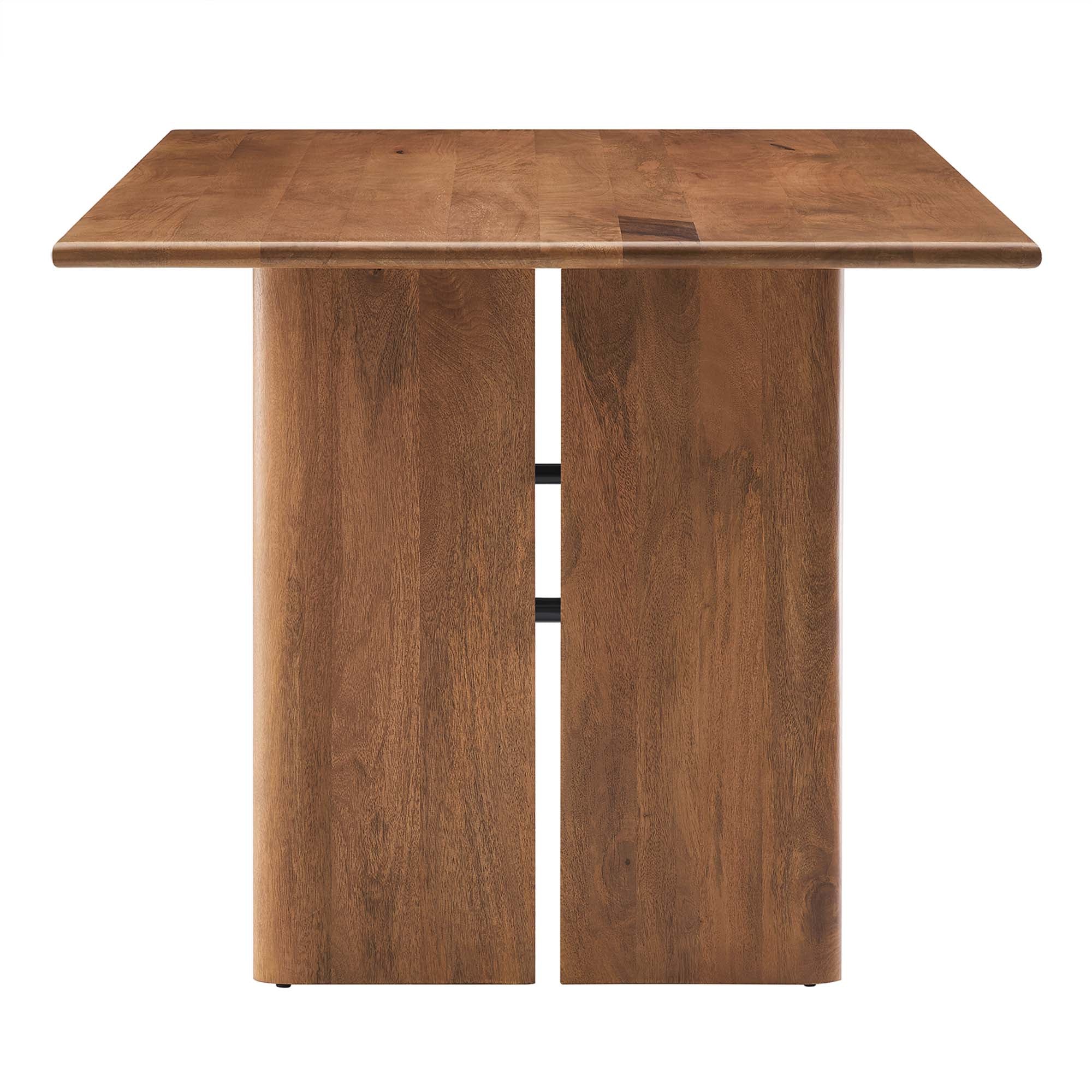 Amistad 60" Wood Dining Table, Walnut