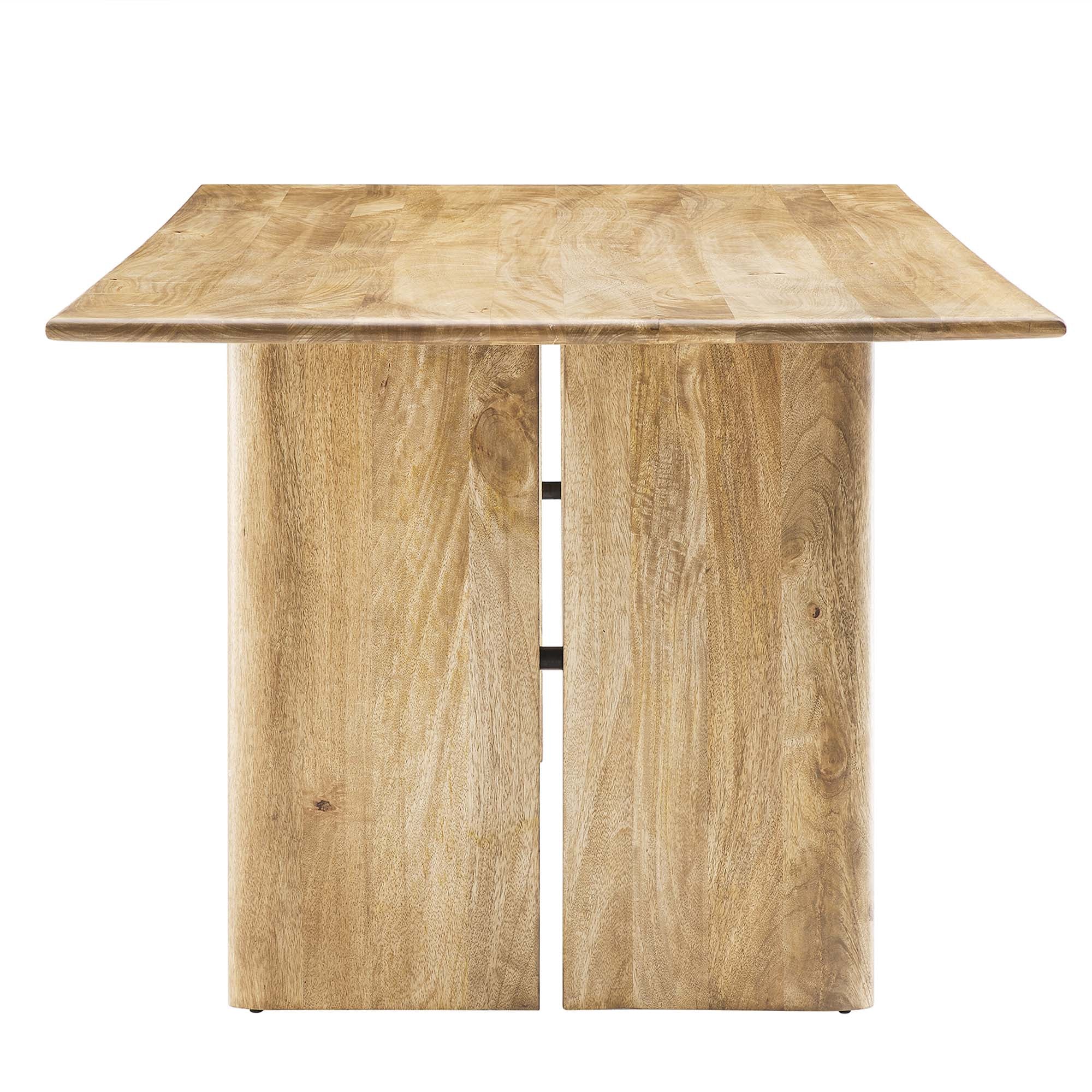 Amistad 86" Wood Dining Table, Oak
