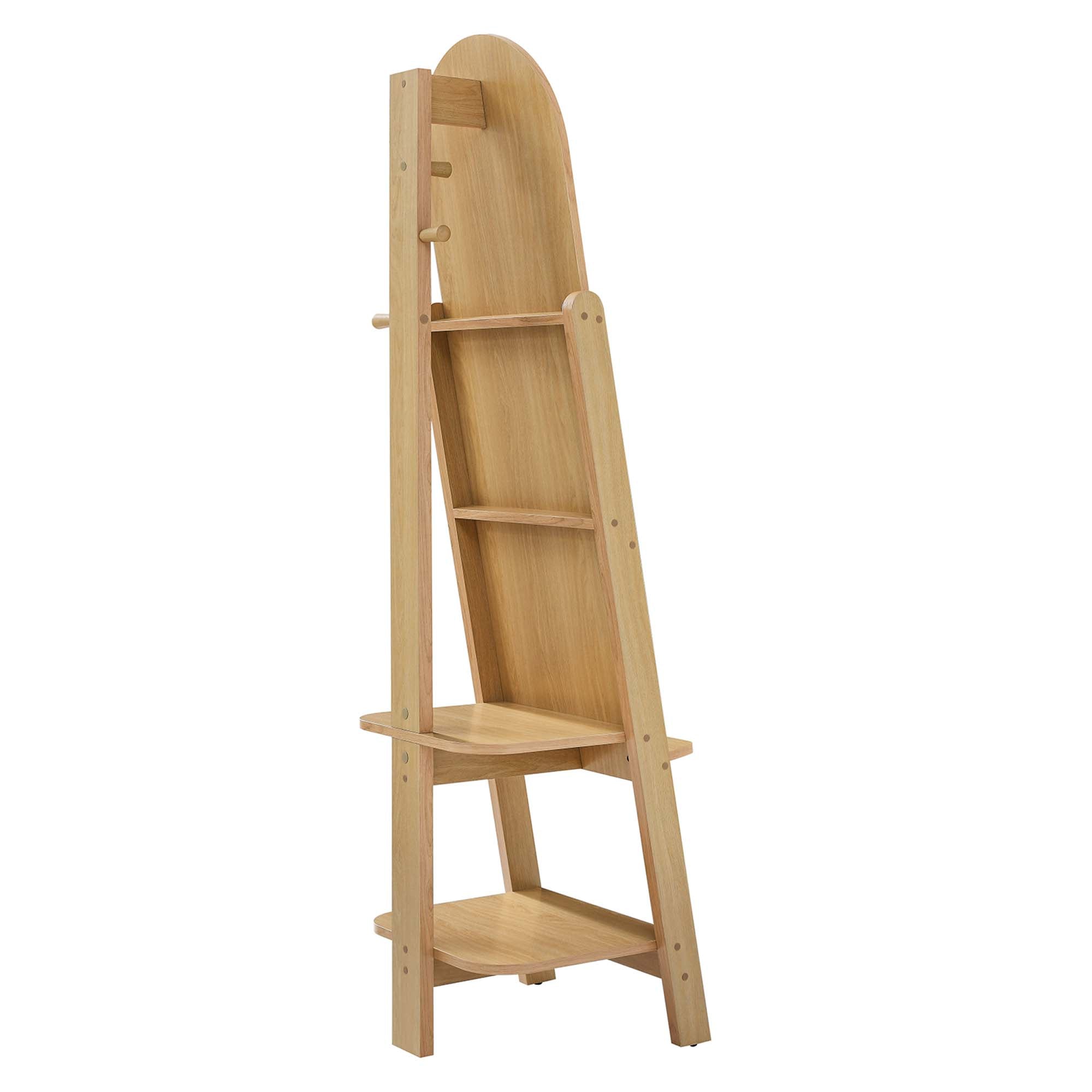 Ascend Standing Mirror, Oak