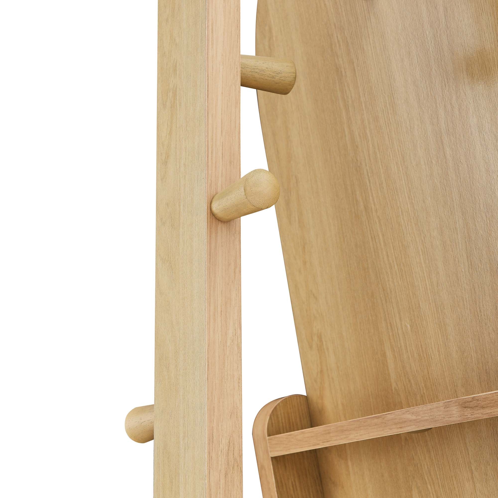 Ascend Standing Mirror, Oak