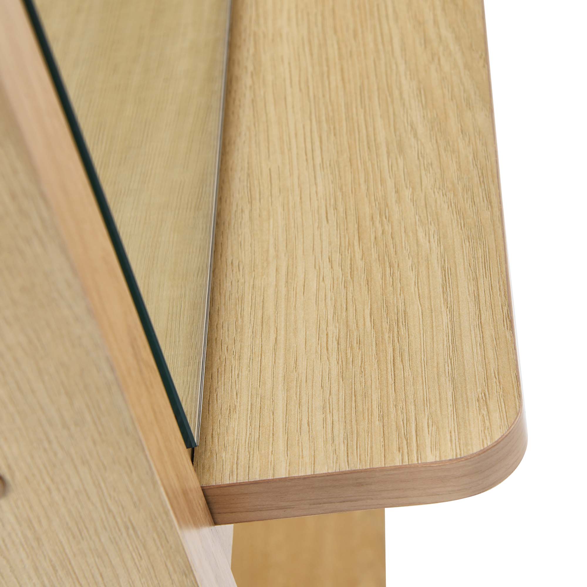 Ascend Standing Mirror, Oak