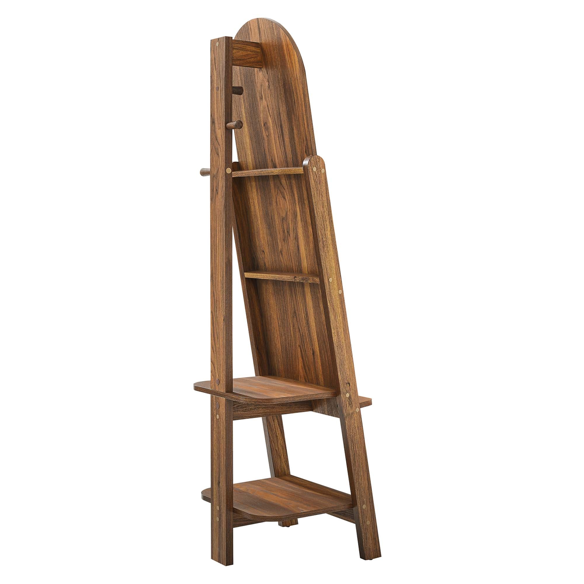 Ascend Standing Mirror, Walnut