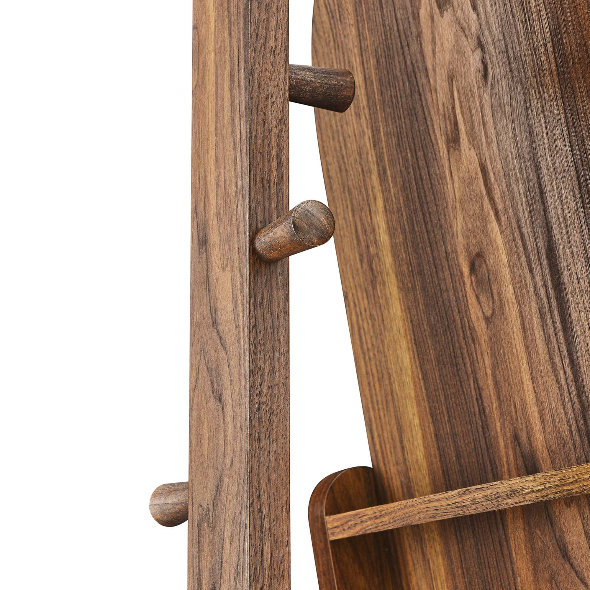 Ascend Standing Mirror, Walnut